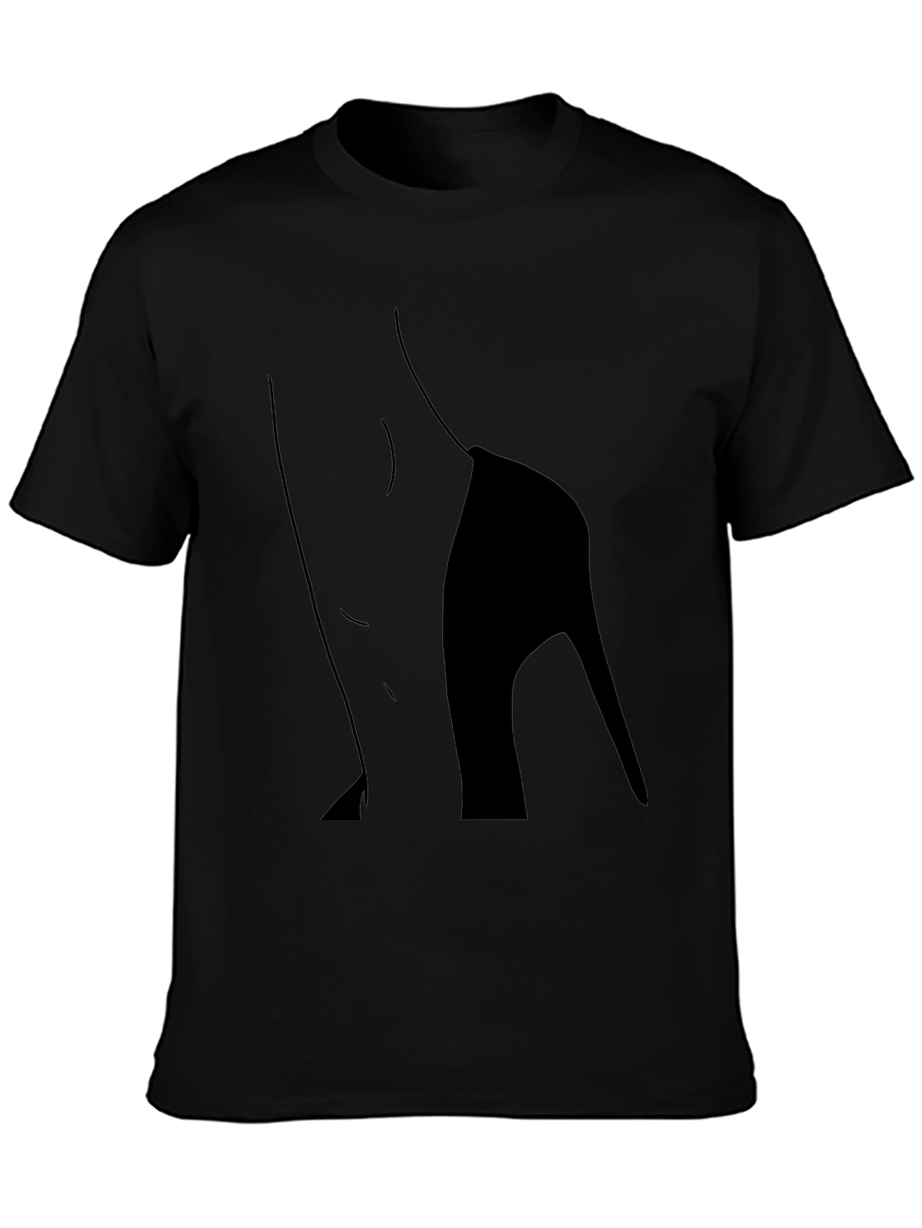 Black High Heel Graphic Tee