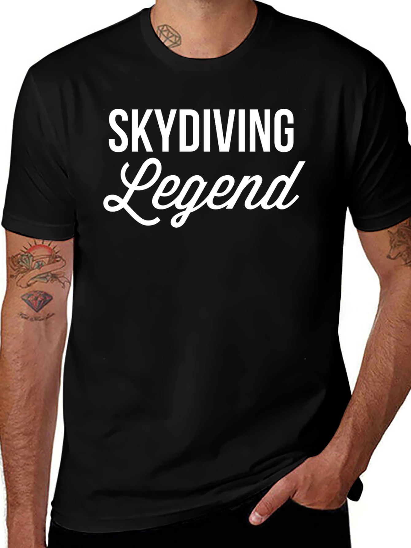 Skydiving Legend Graphic T-Shirt