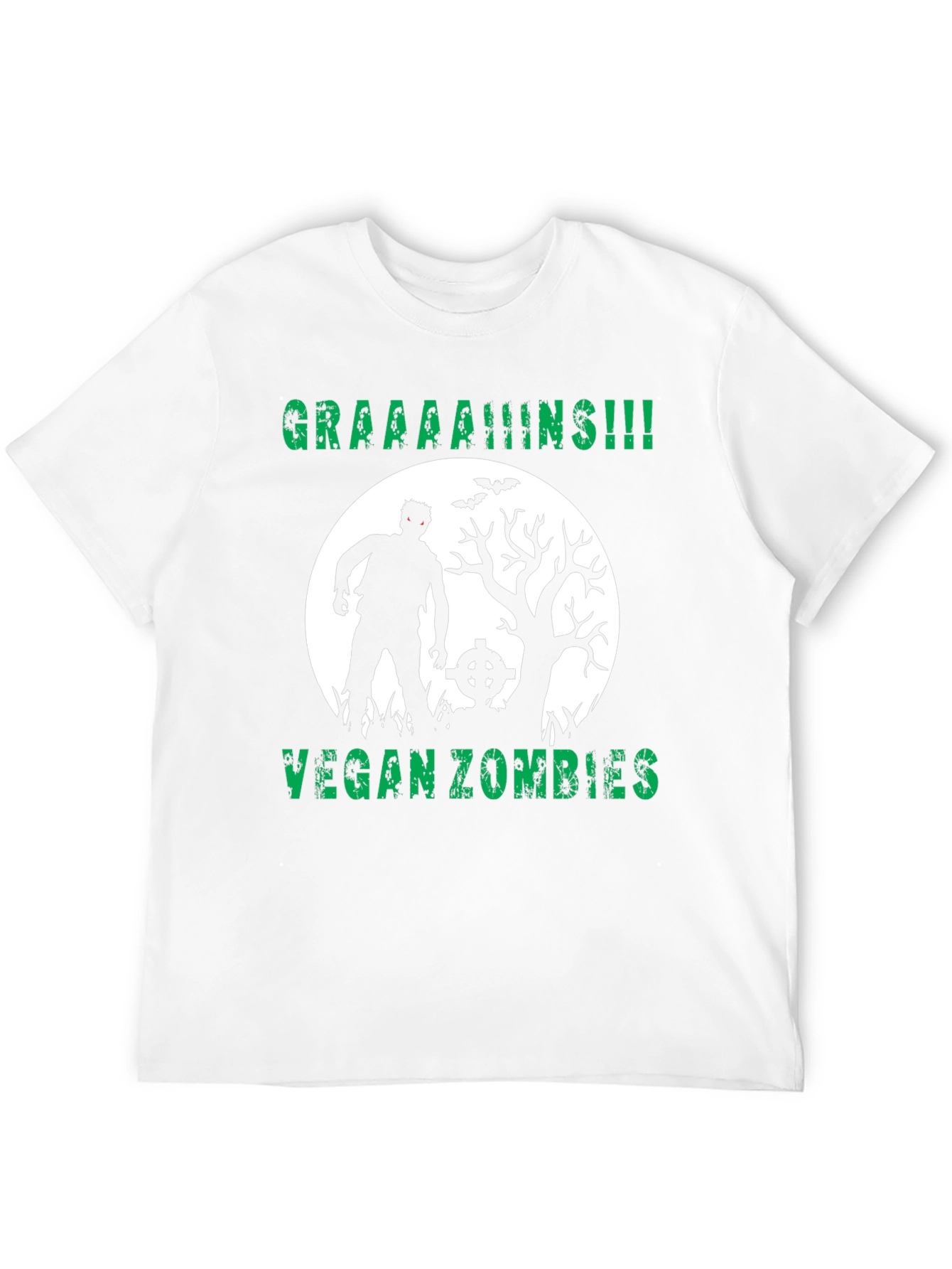 Vegan Zombie T-Shirt - Graaaaains!