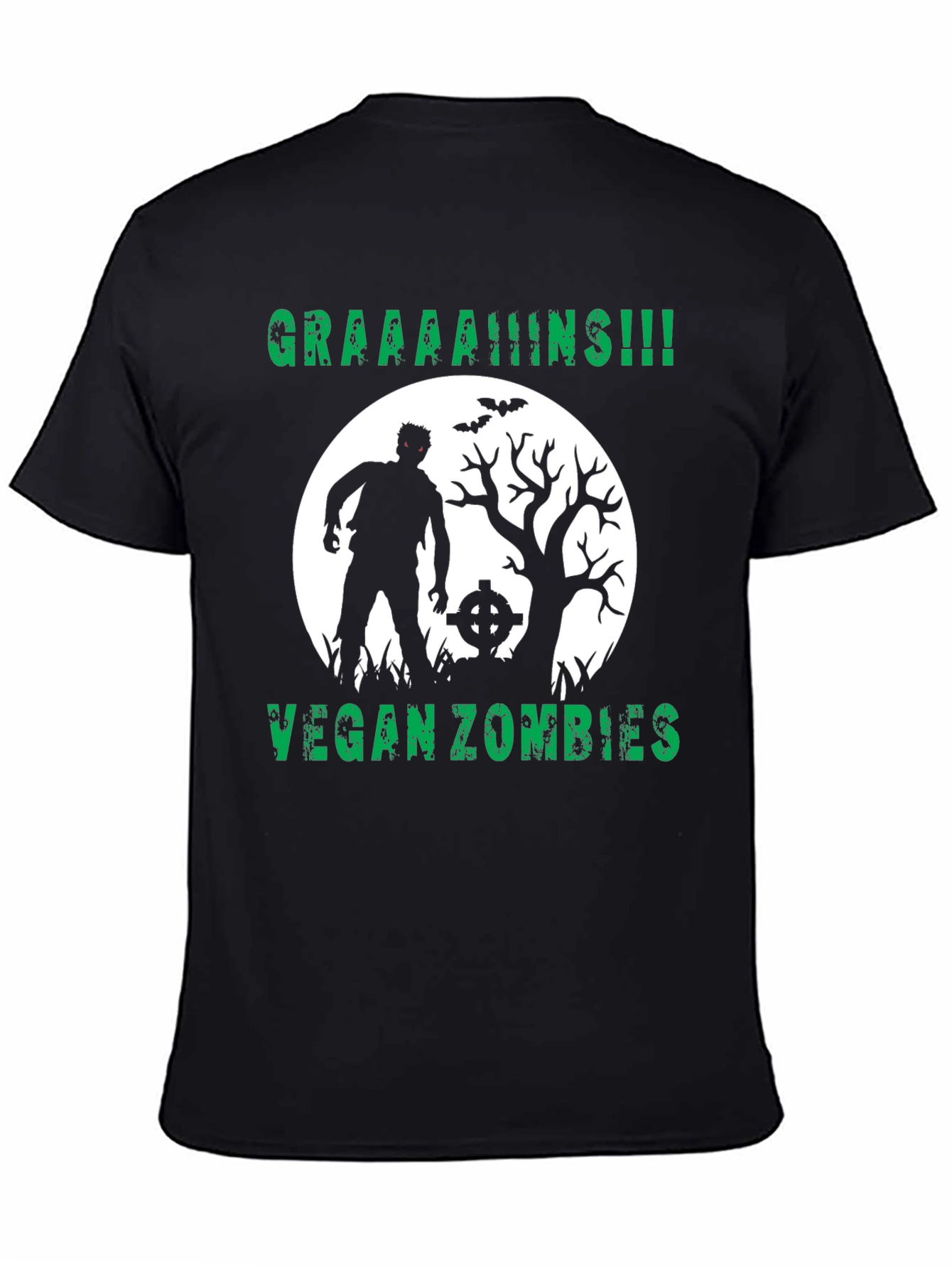 Vegan Zombie T-Shirt - Graaaaains!