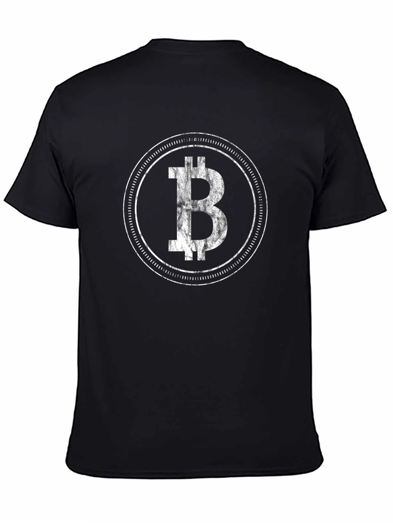 Bitcoin Logo Black T-Shirt - Crypto Currency Tee