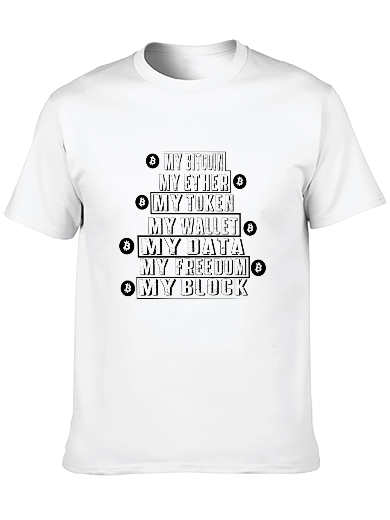 My Bitcoin Black Graphic Tee