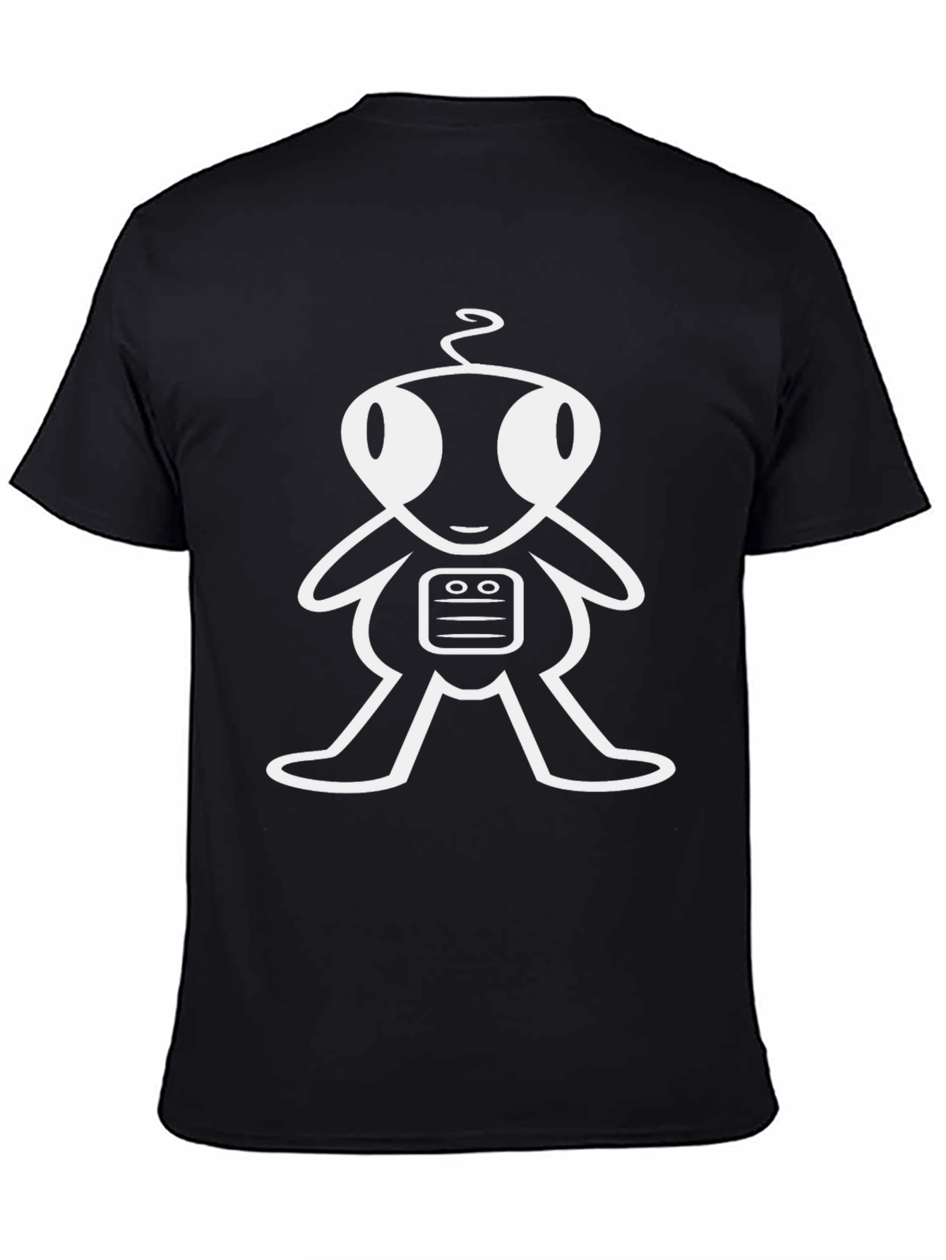Robot Graphic Black T-Shirt