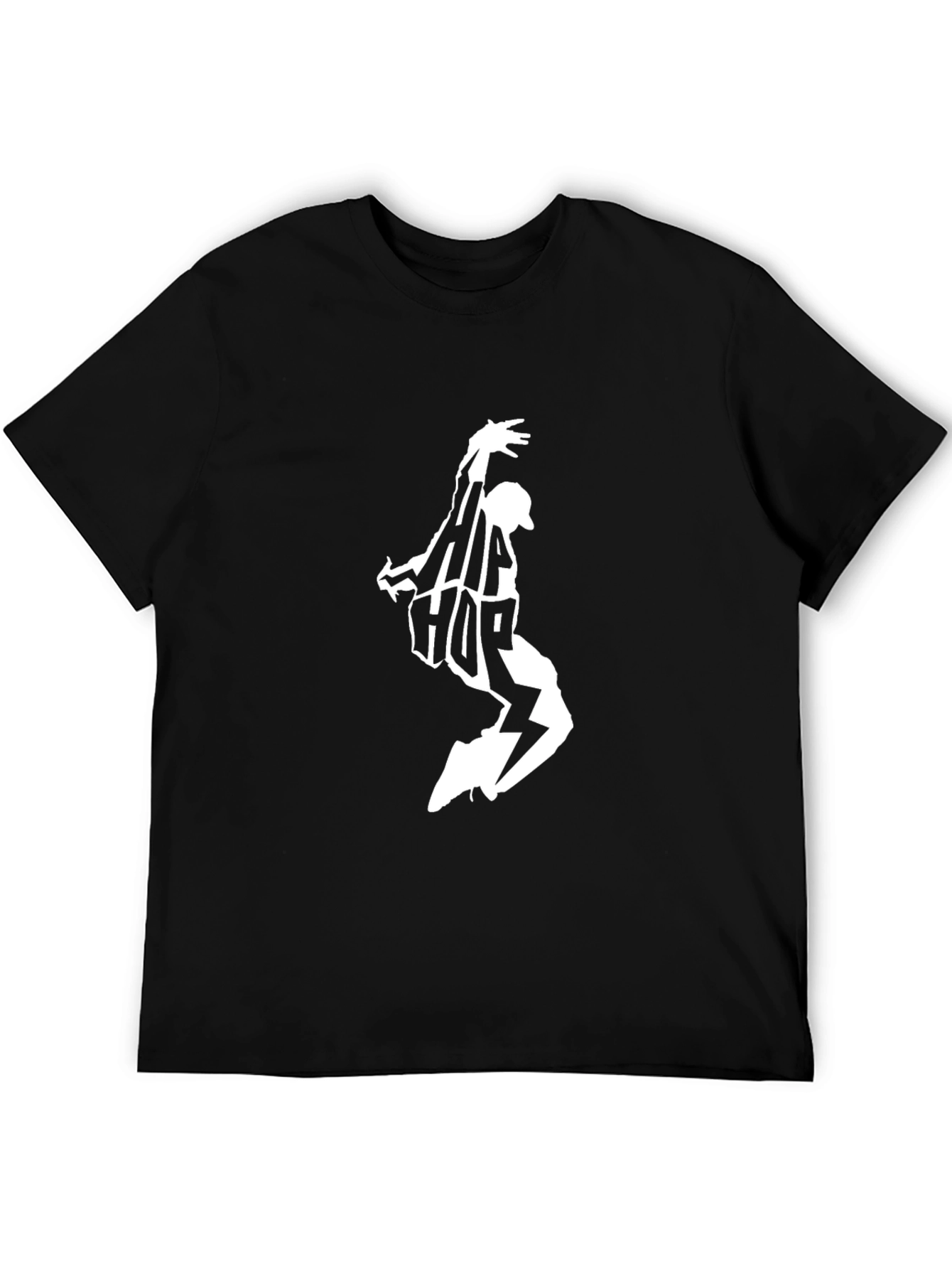 Hip Hop Dancer Graphic Tee - Black