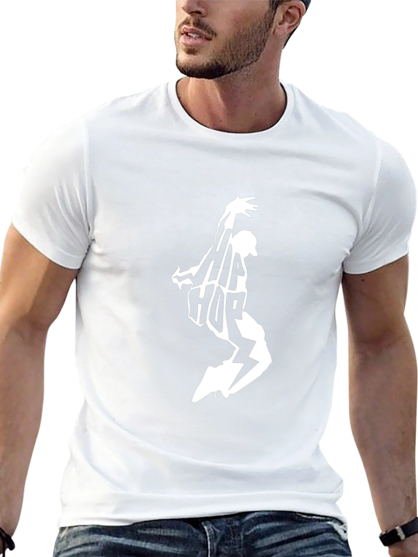 Hip Hop Dancer Graphic Tee - Black