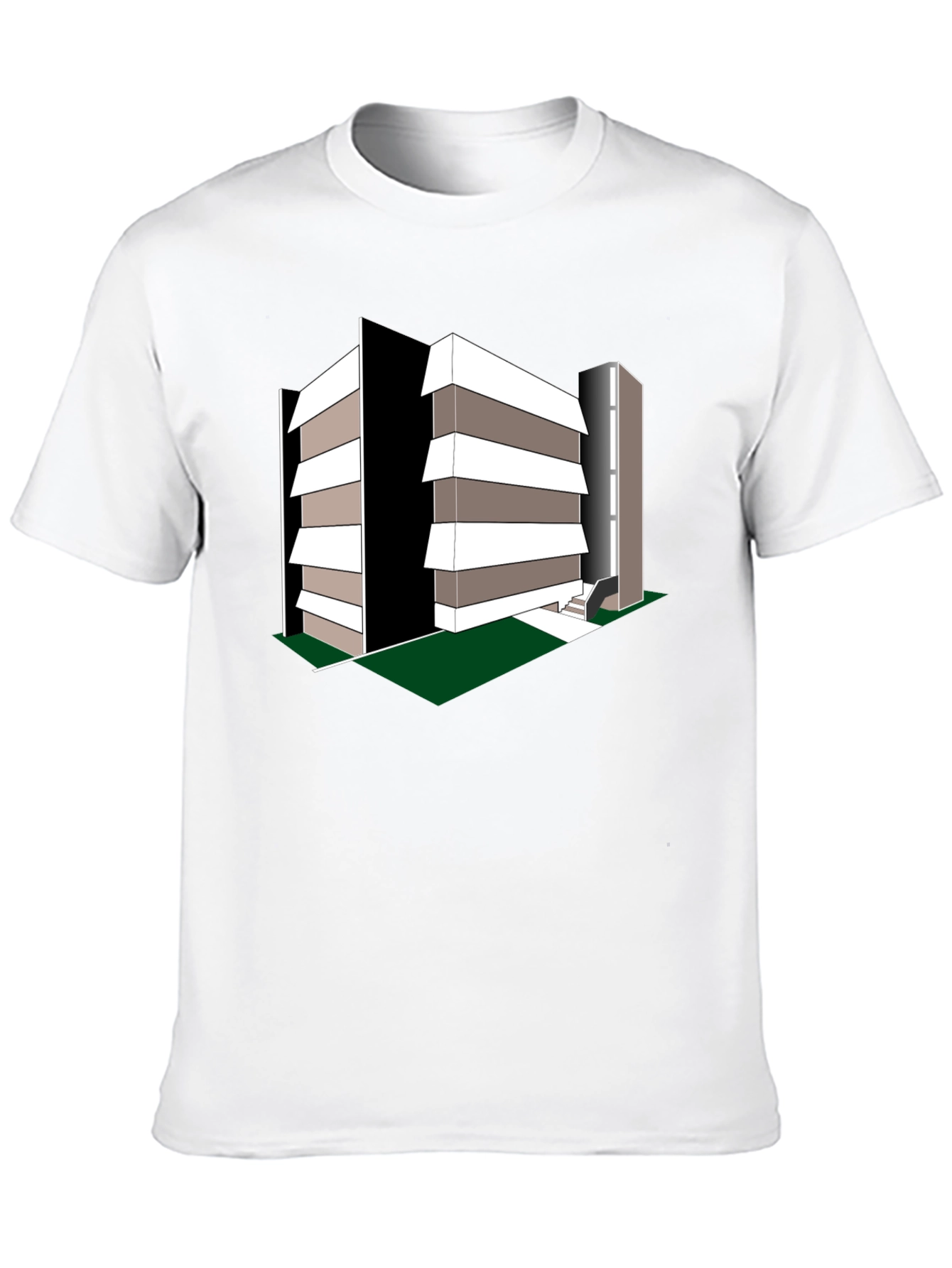 Modern Architecture Print T-Shirt