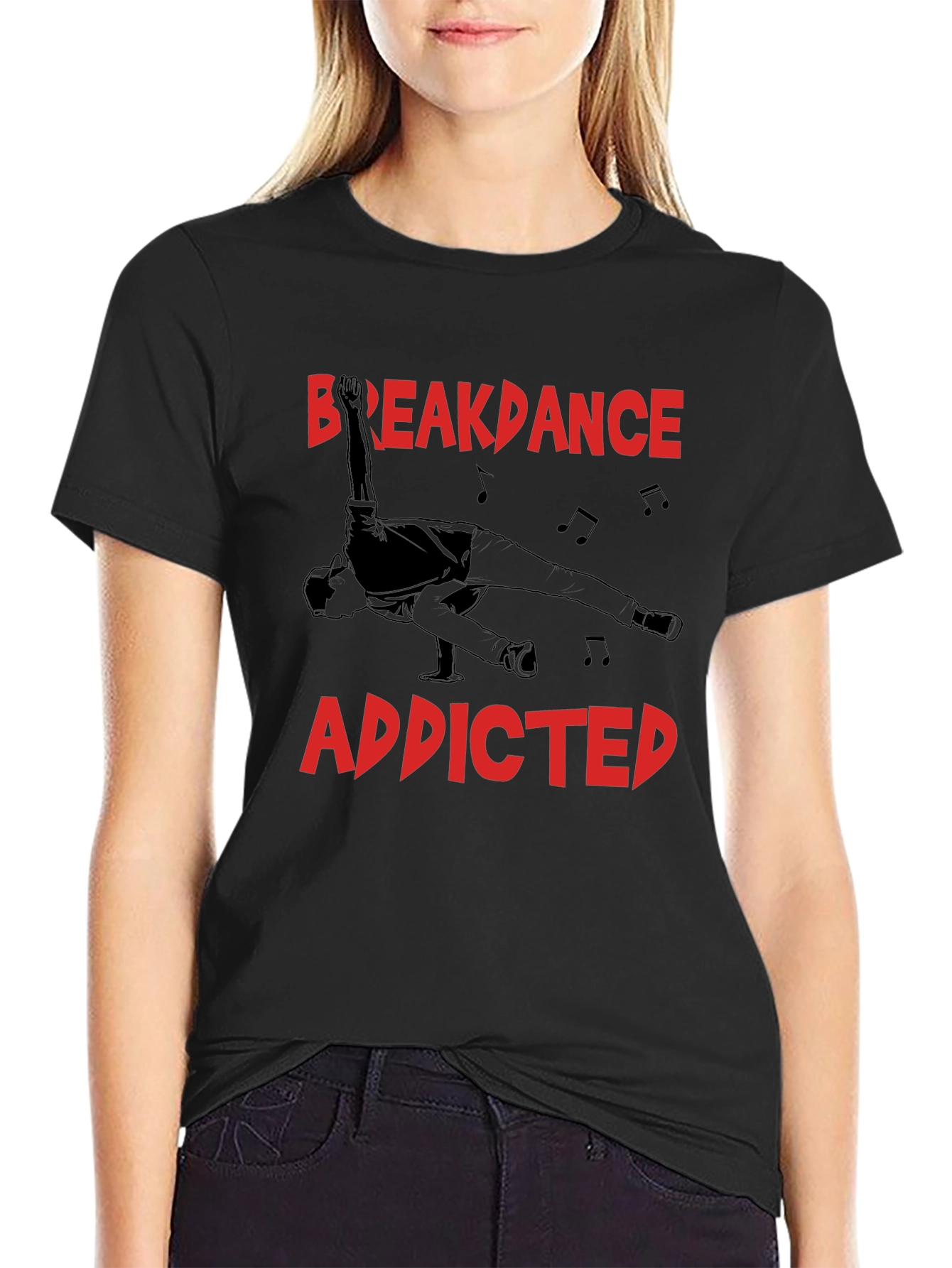 Breakdance Addicted Black T-Shirt