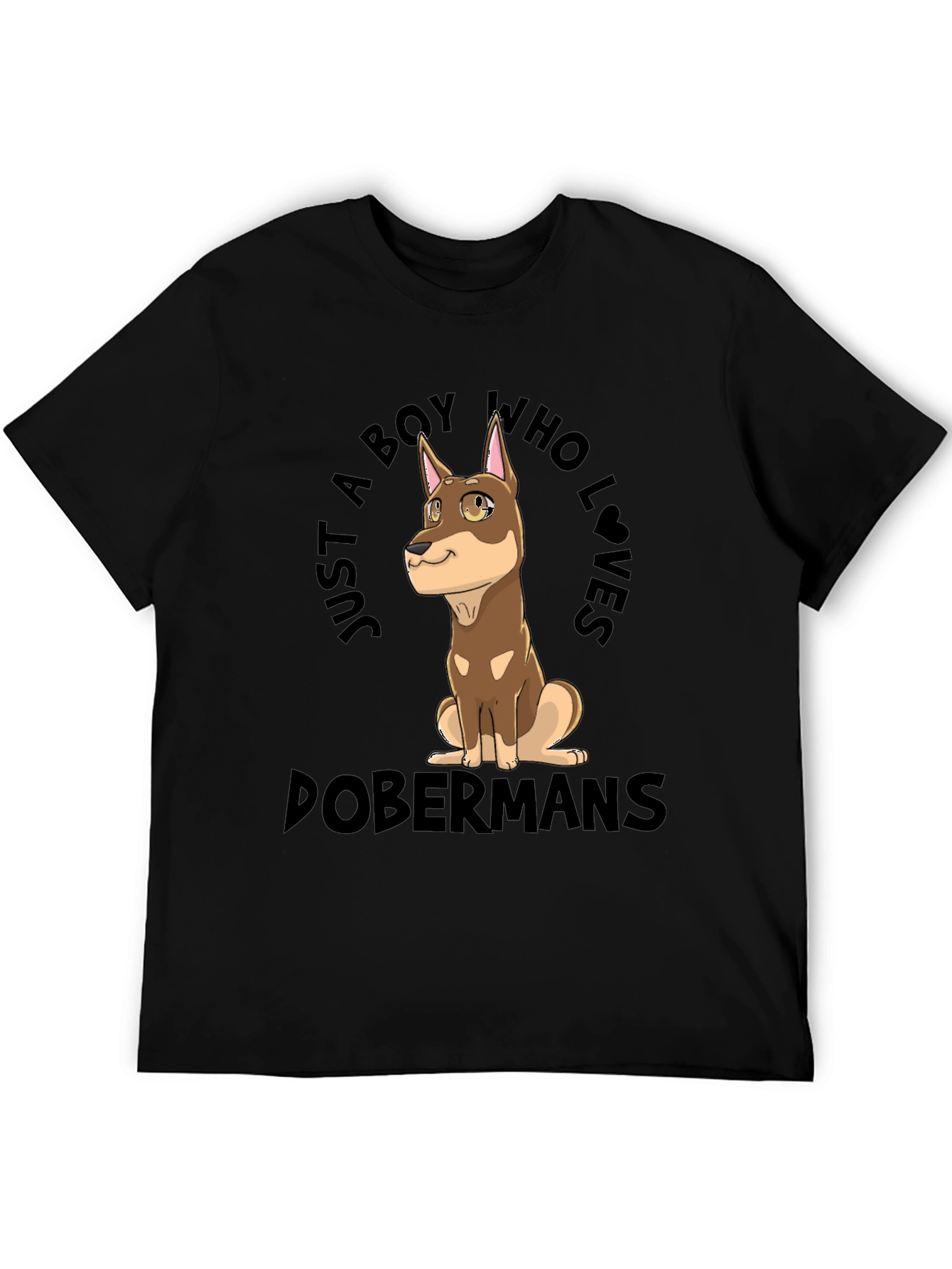 Doberman Lovers Graphic T-Shirt - Boys Best Friend