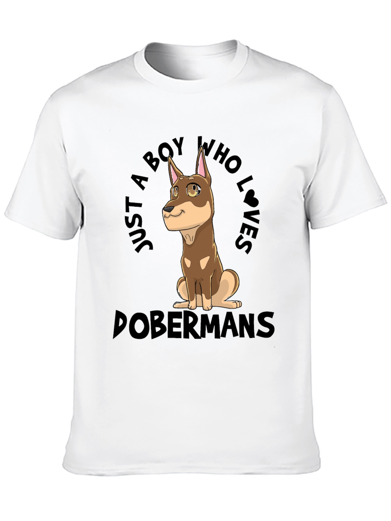 Doberman Lovers Graphic T-Shirt - Boys Best Friend