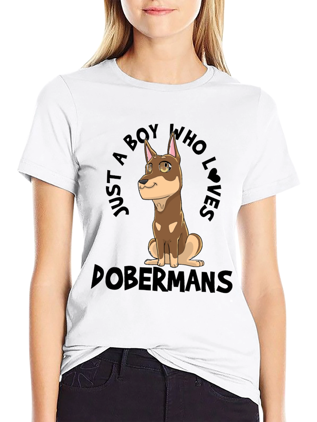 Doberman Lovers Graphic T-Shirt - Boys Best Friend