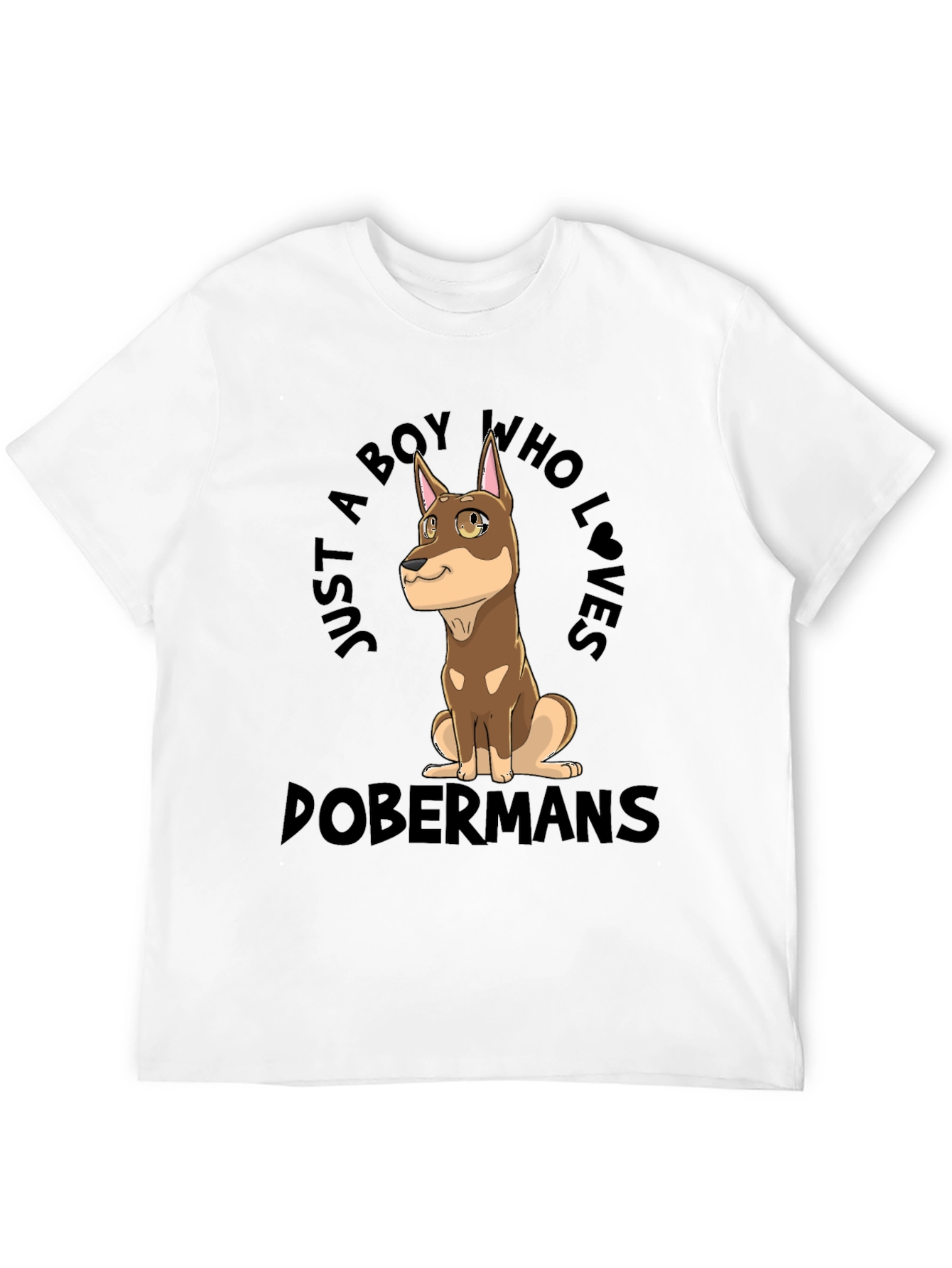 Doberman Lovers Graphic T-Shirt - Boys Best Friend