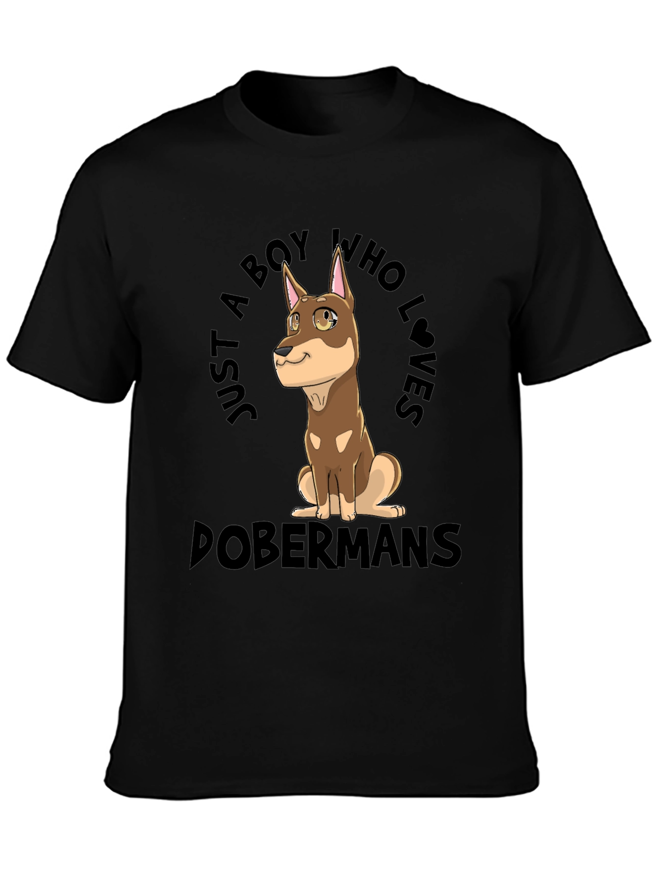 Doberman Lovers Graphic T-Shirt - Boys Best Friend