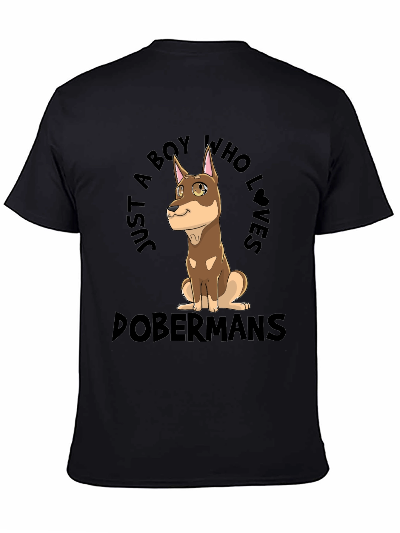 Doberman Lovers Graphic T-Shirt - Boys Best Friend
