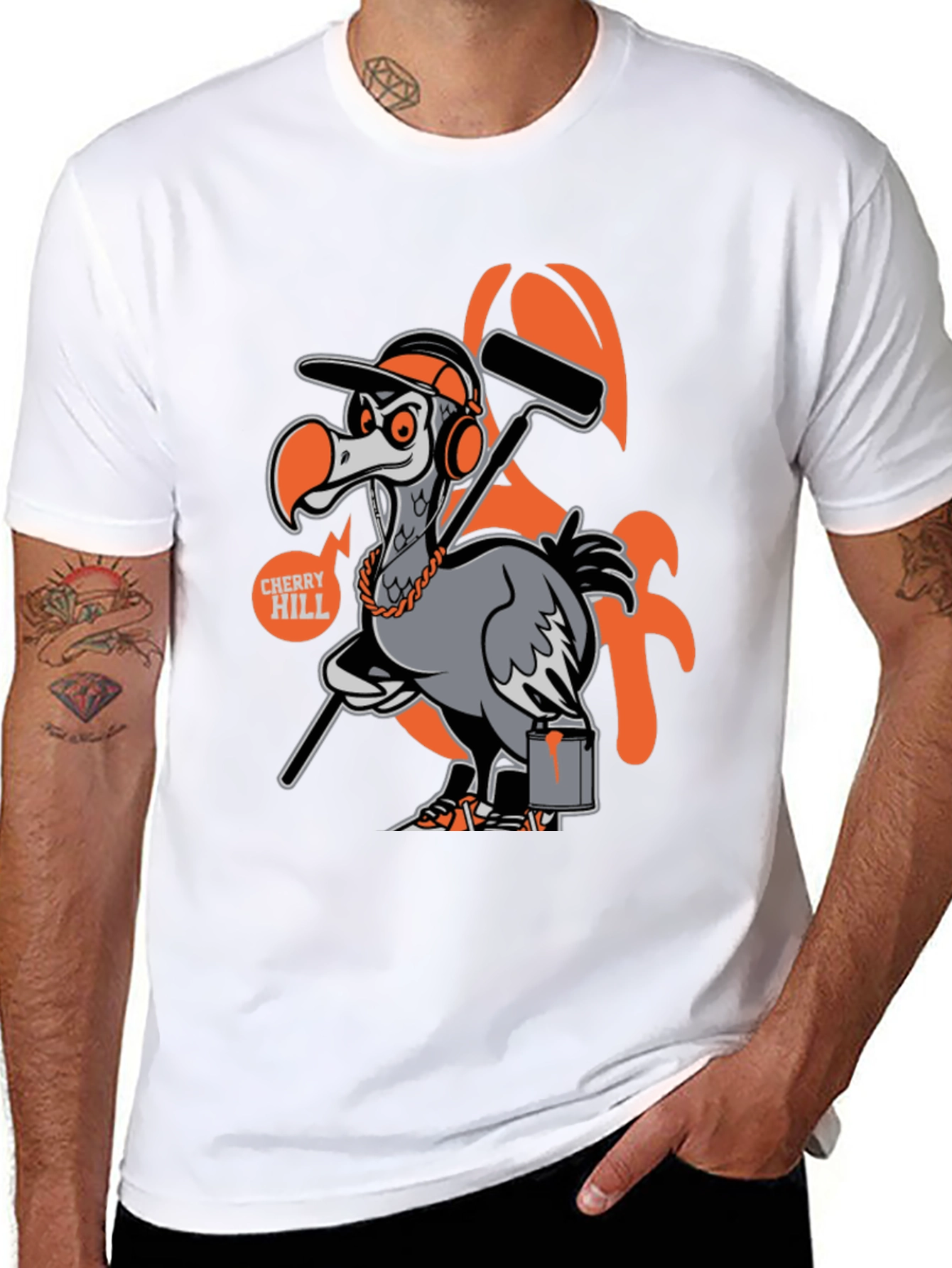 Cherry Hill Dodo Painter T-Shirt - Unique Graphic Tee