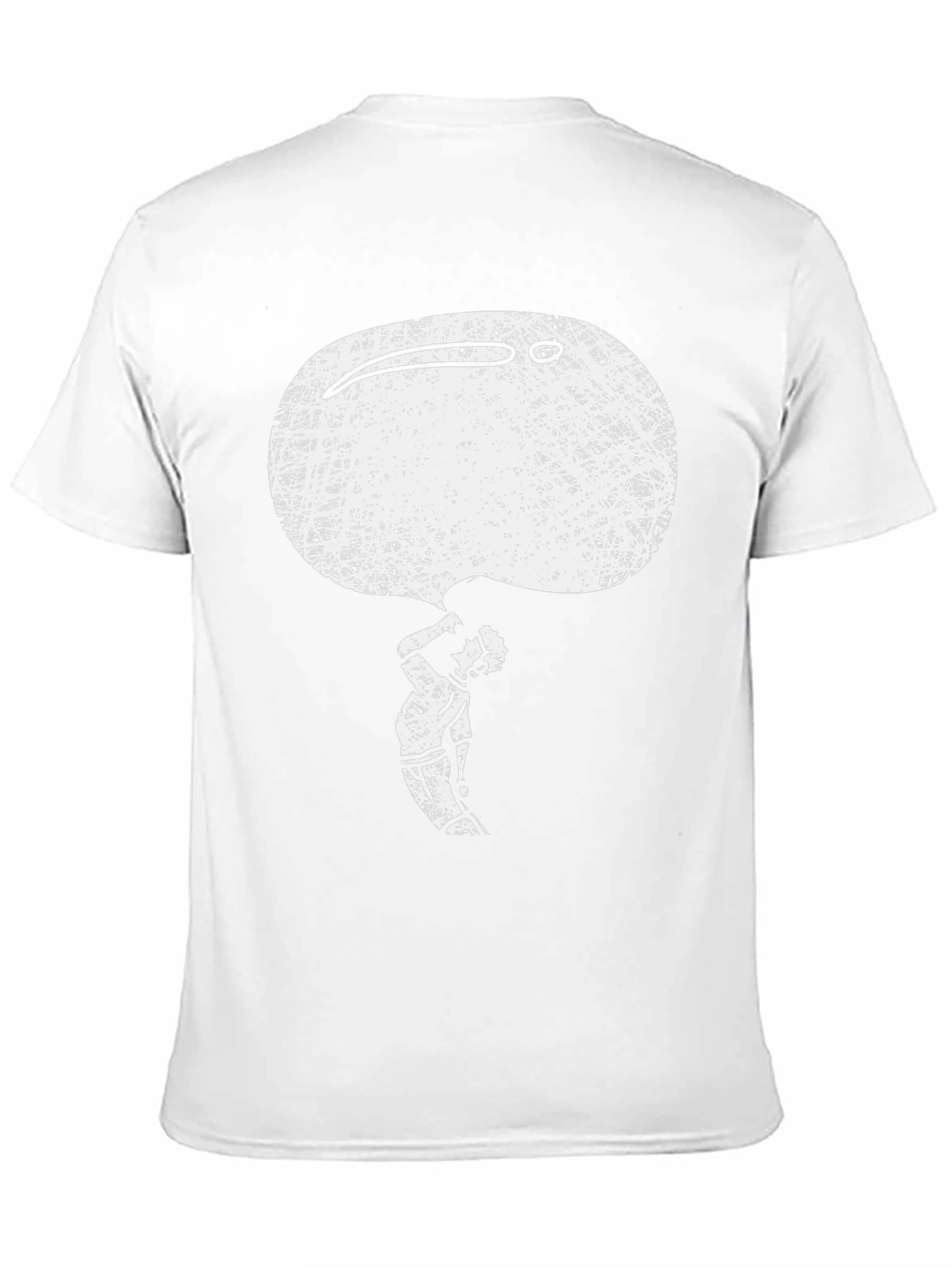 Abstract Art Graphic Print Black T-Shirt