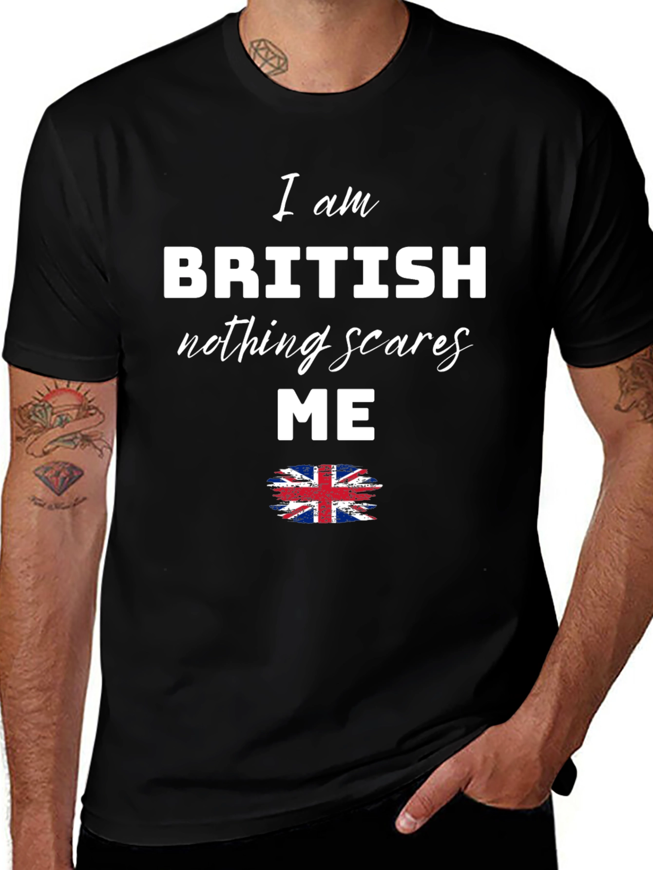 British Pride T-Shirt - Nothing Scares Me Tee