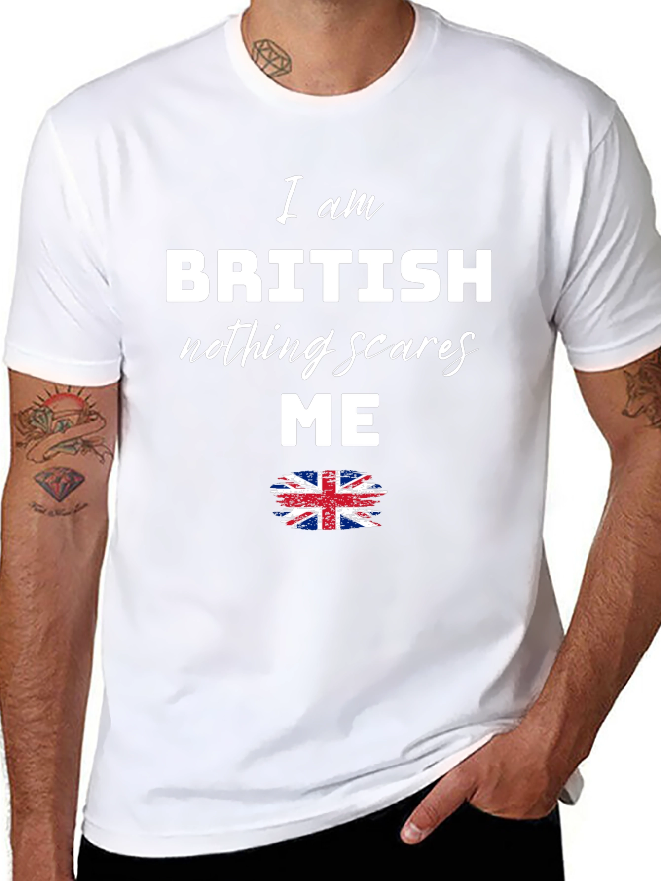 British Pride T-Shirt - Nothing Scares Me Tee