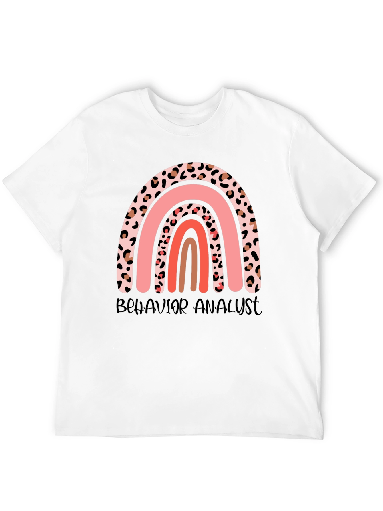 Behavior Analyst Rainbow Graphic Tee