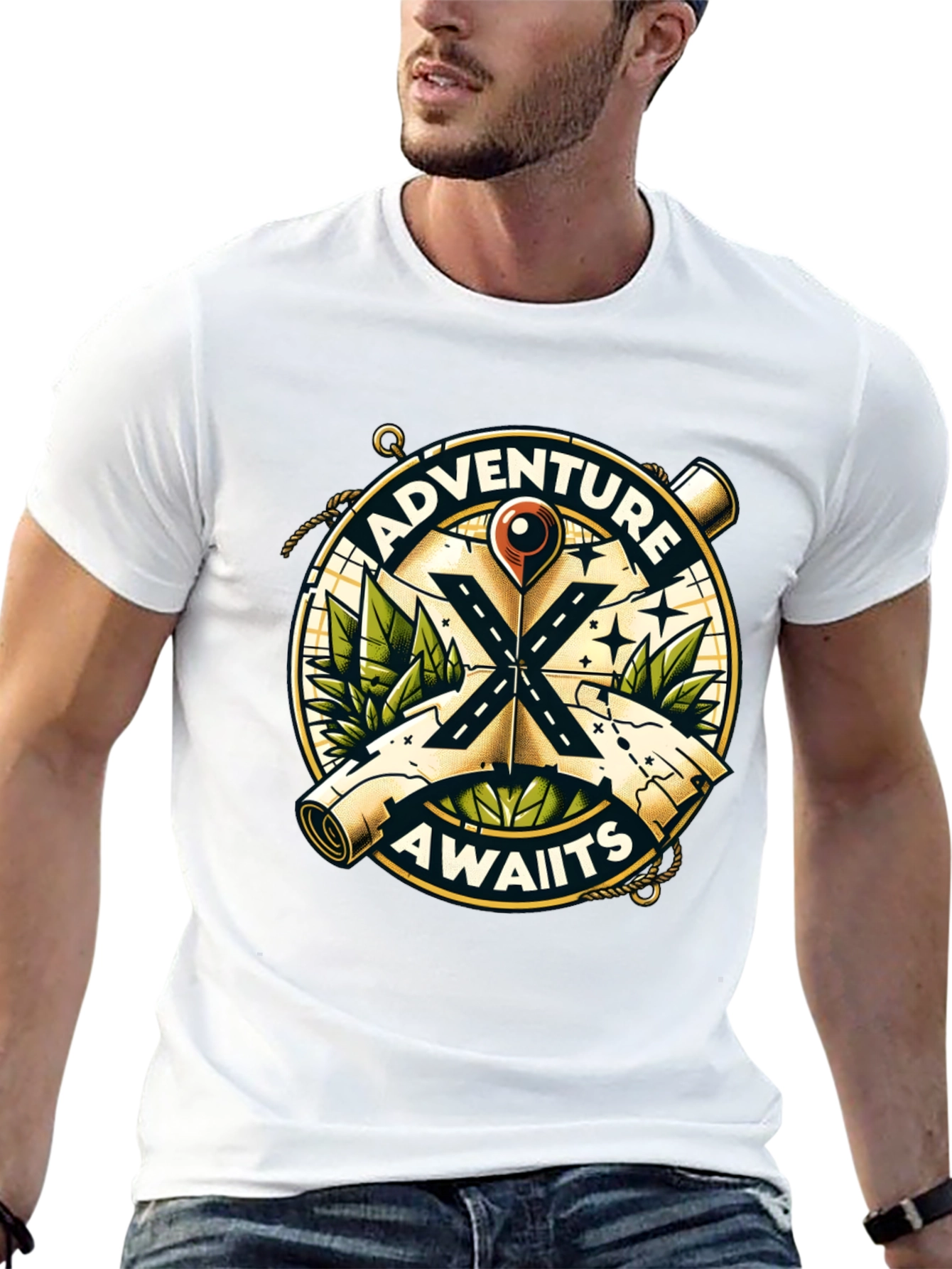 Adventure Awaits Graphic T-Shirt