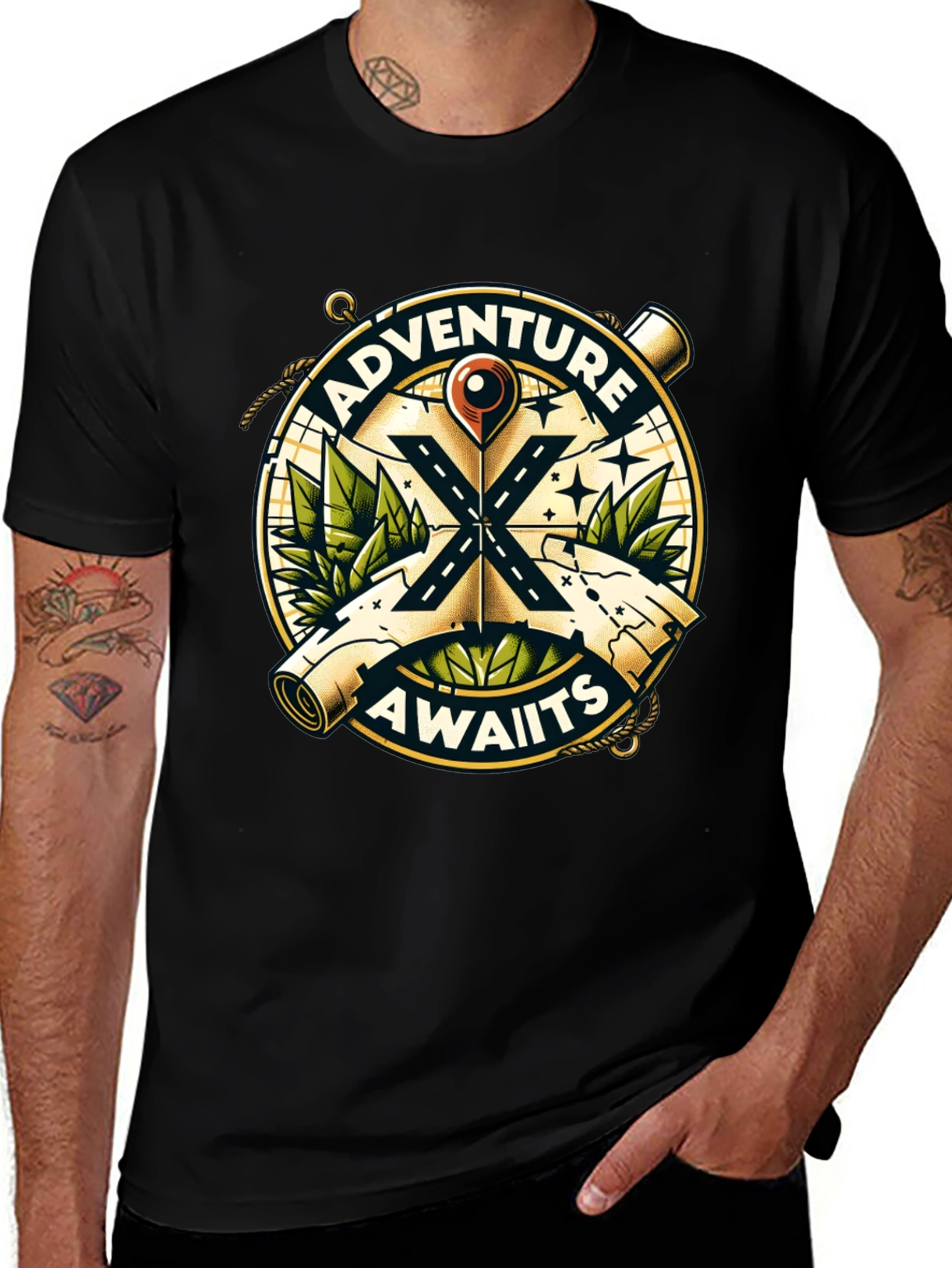 Adventure Awaits Graphic T-Shirt