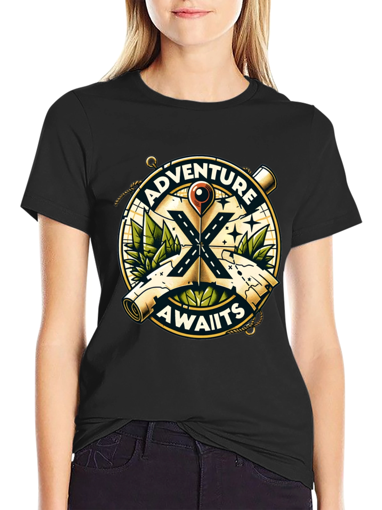Adventure Awaits Graphic T-Shirt