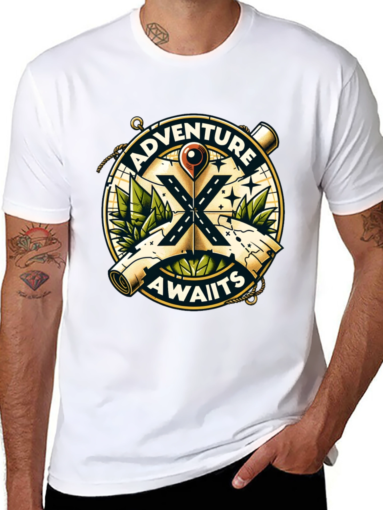Adventure Awaits Graphic T-Shirt