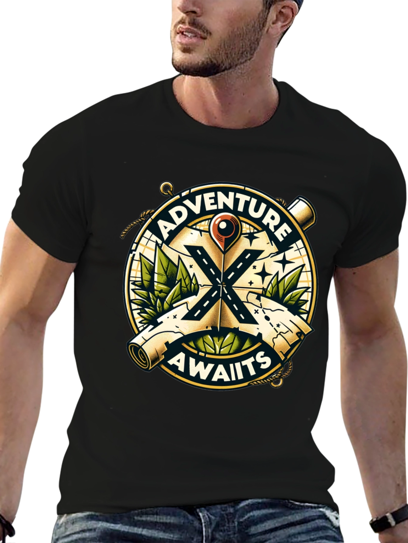 Adventure Awaits Graphic T-Shirt