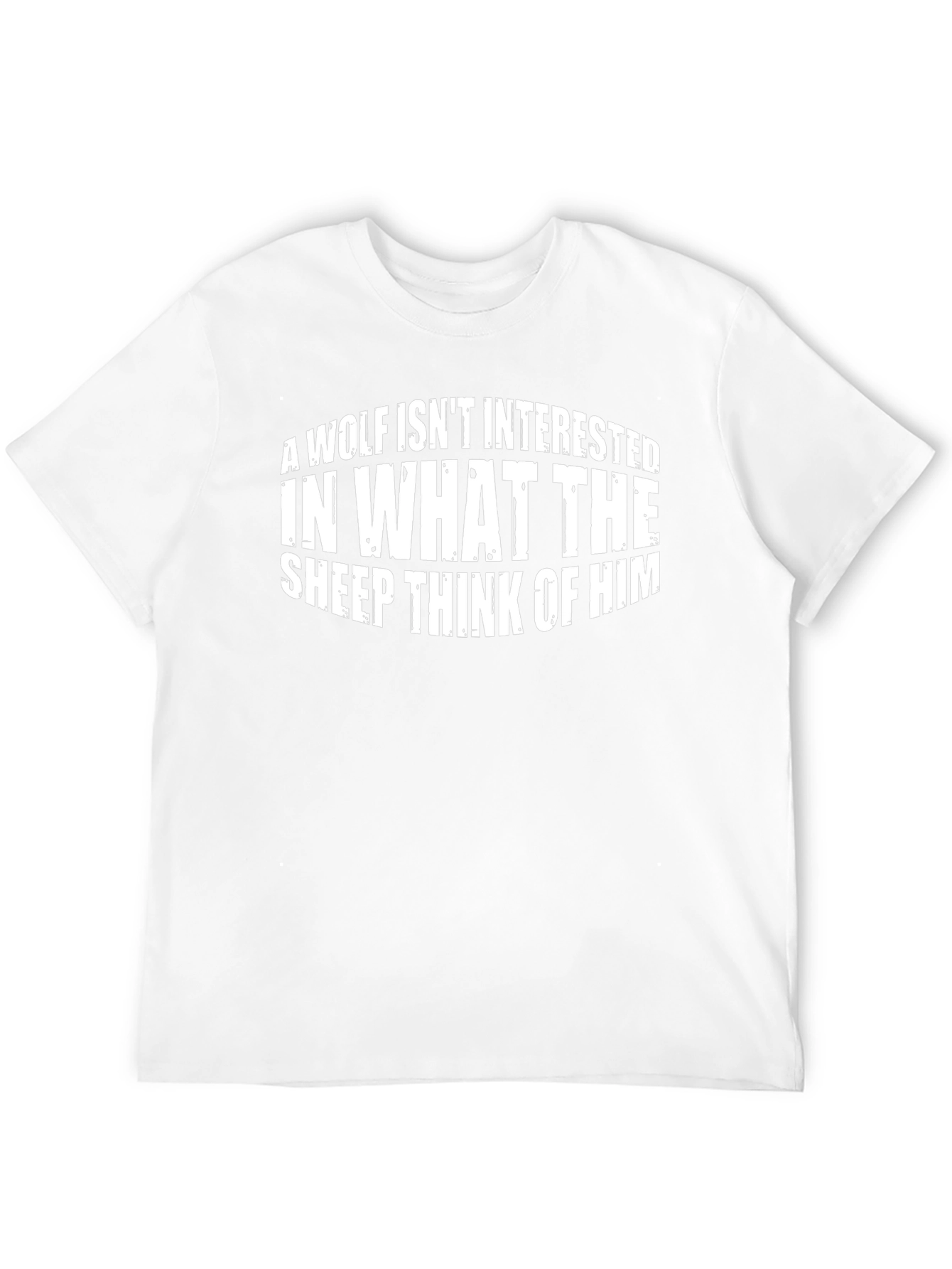 Wolf Sheep T-Shirt - Black Crew Neck Tee