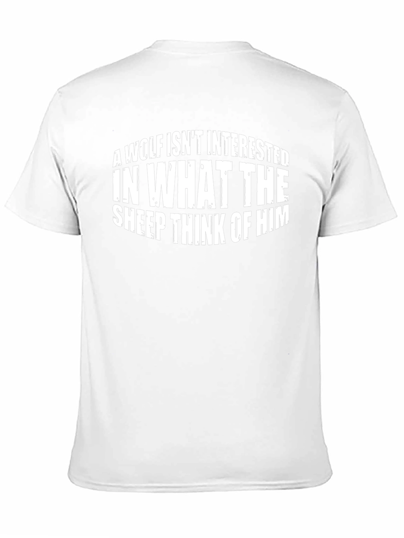 Wolf Sheep T-Shirt - Black Crew Neck Tee