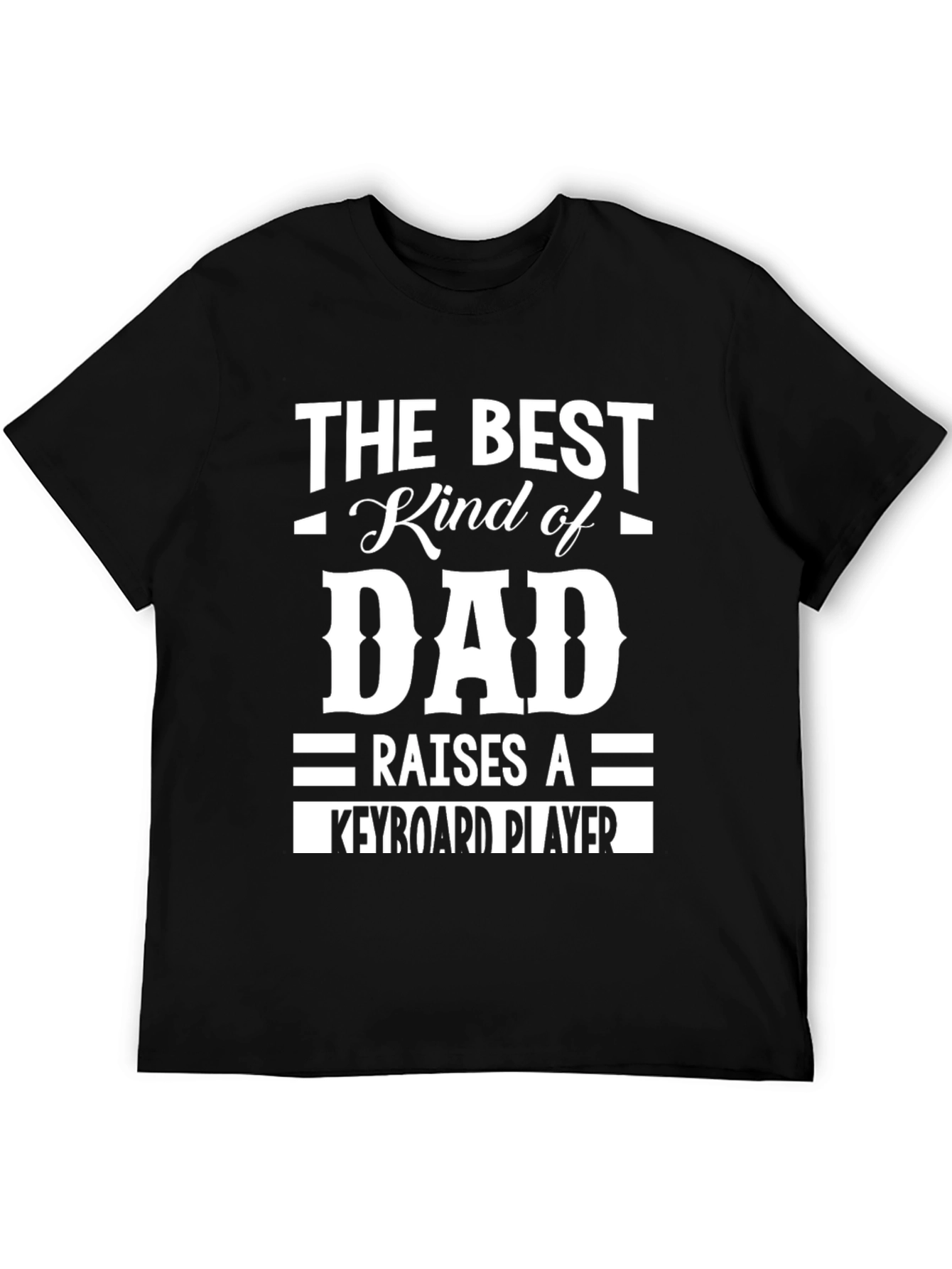 Best Dad Keyboard Player T-Shirt