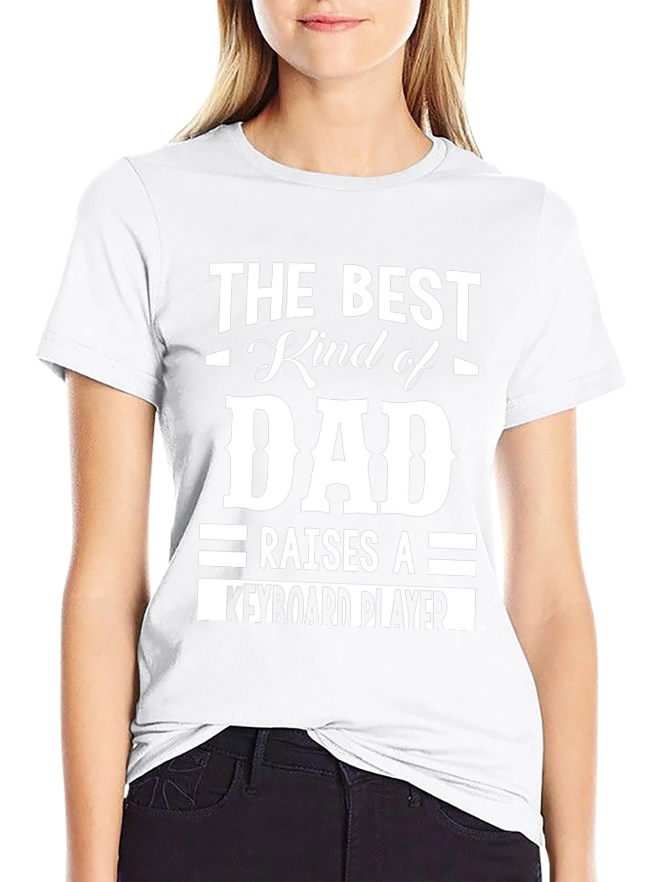 Best Dad Keyboard Player T-Shirt