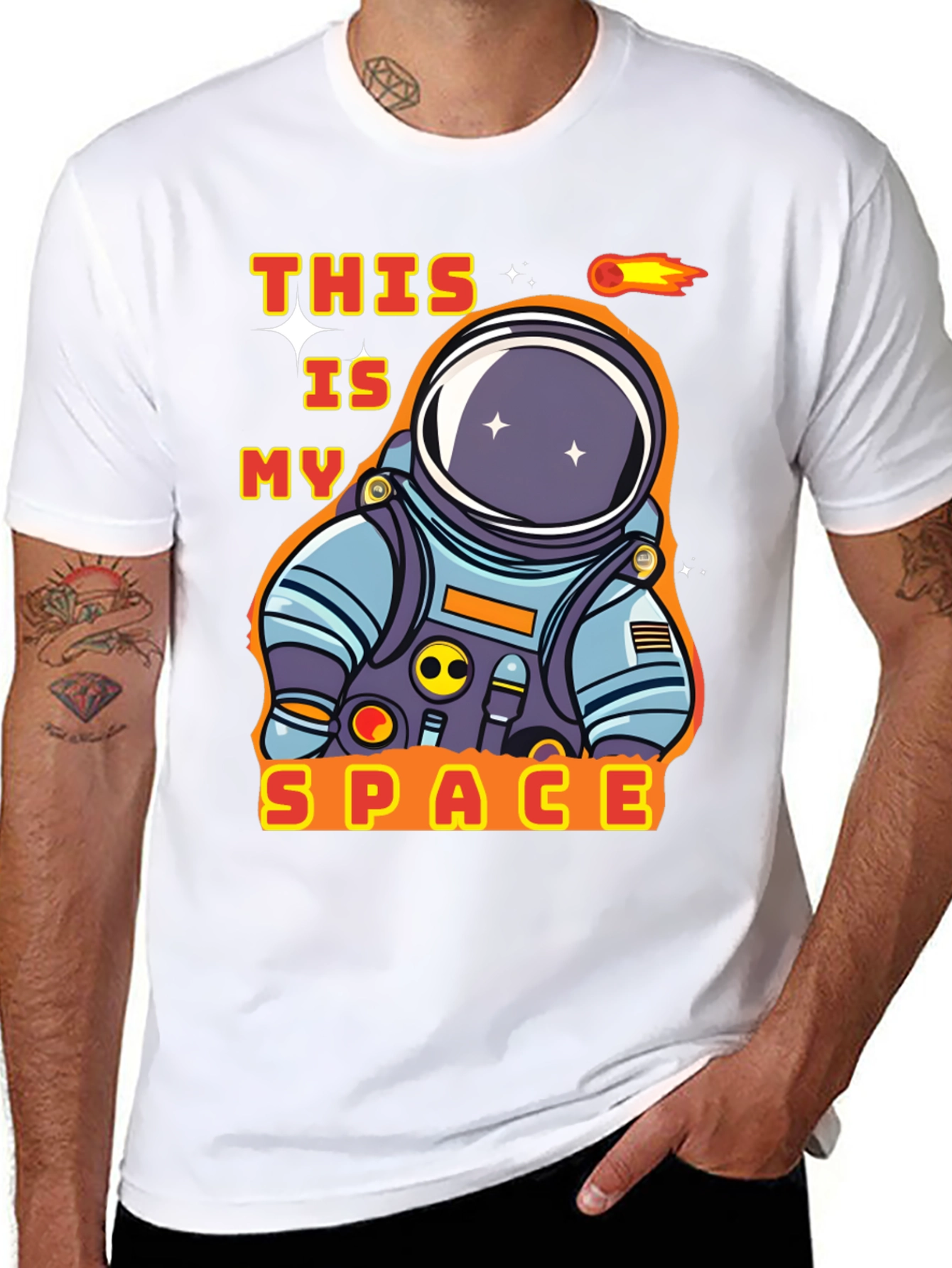 This is My Space Astronaut Graphic Tee