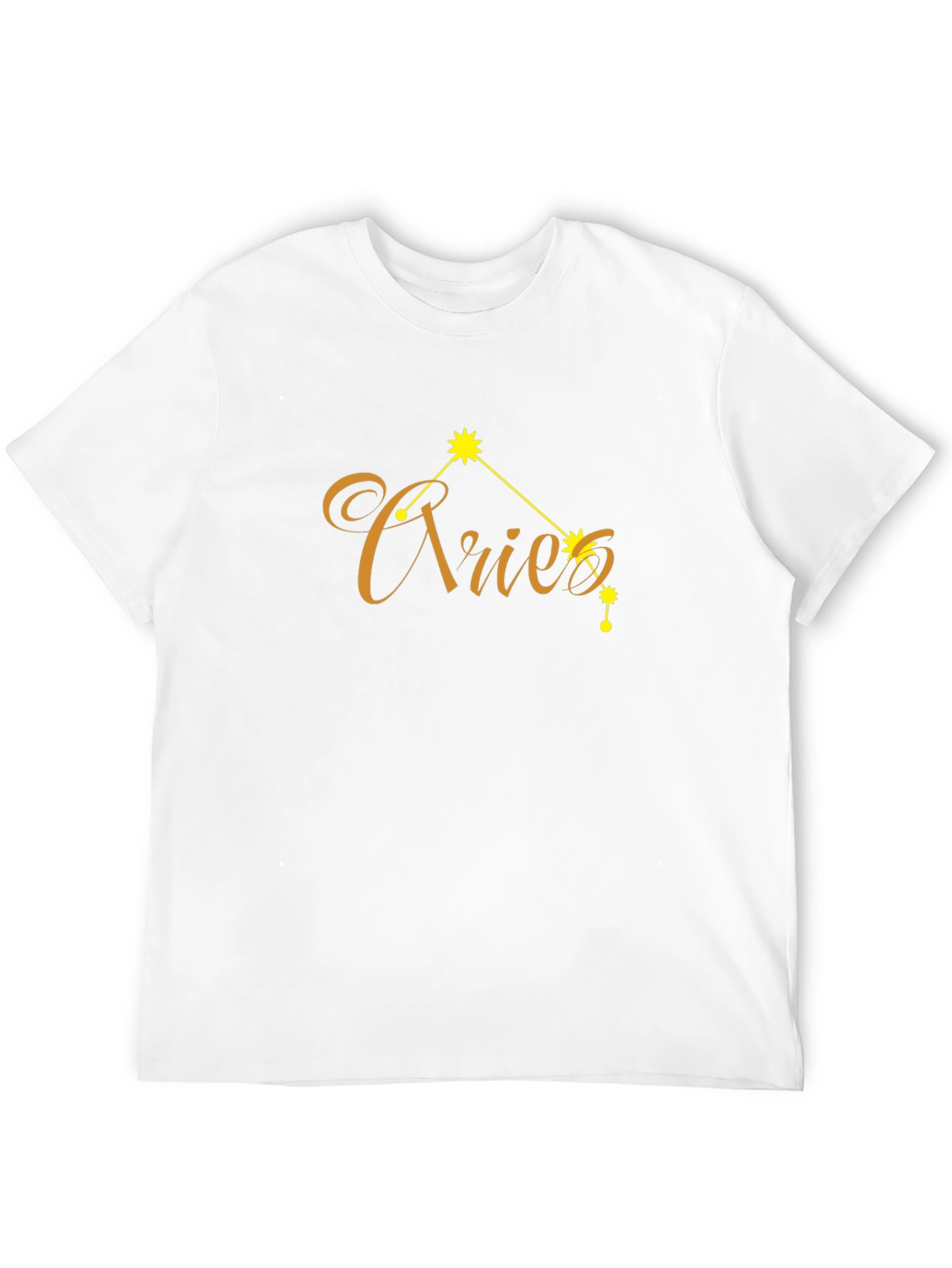 Aries Zodiac Sign Black T-Shirt