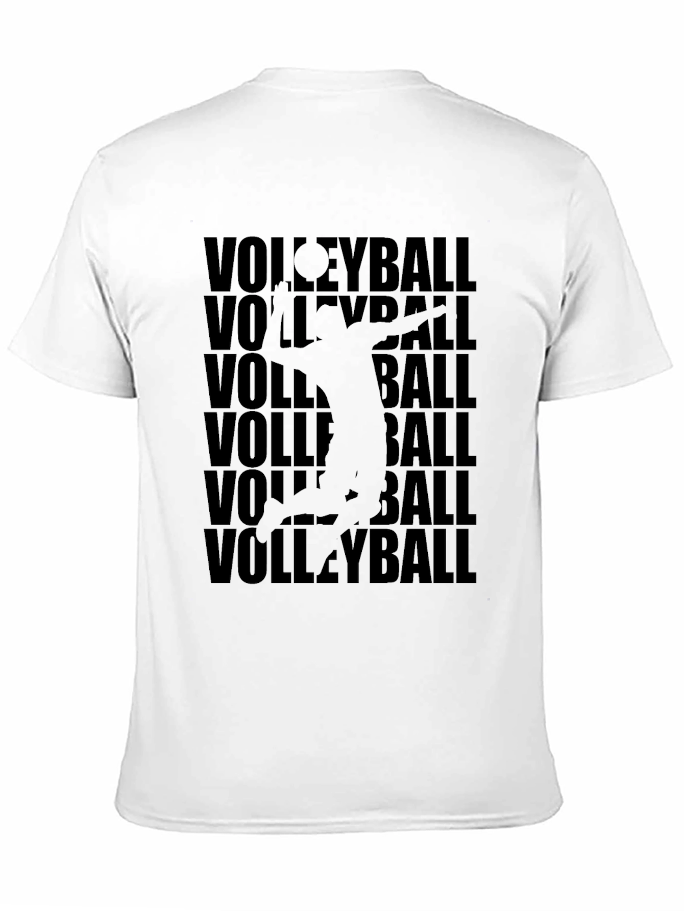 Volleyball T-Shirt - Black - Stylish Design