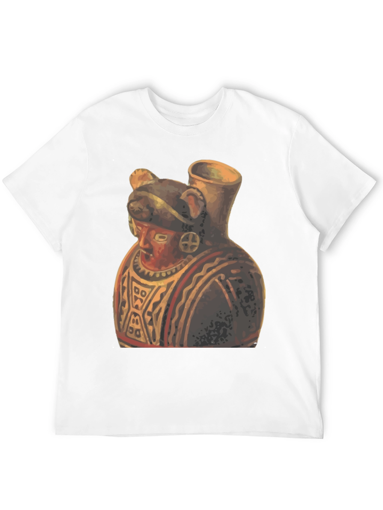 Unique Artistic Graphic Tee - Anthropomorphic Pottery