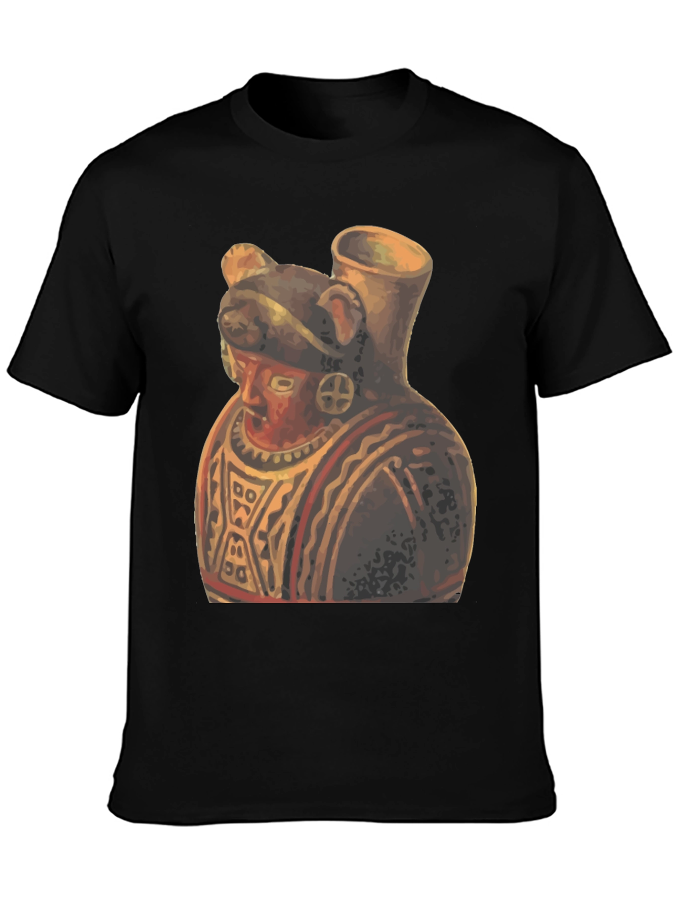 Unique Artistic Graphic Tee - Anthropomorphic Pottery