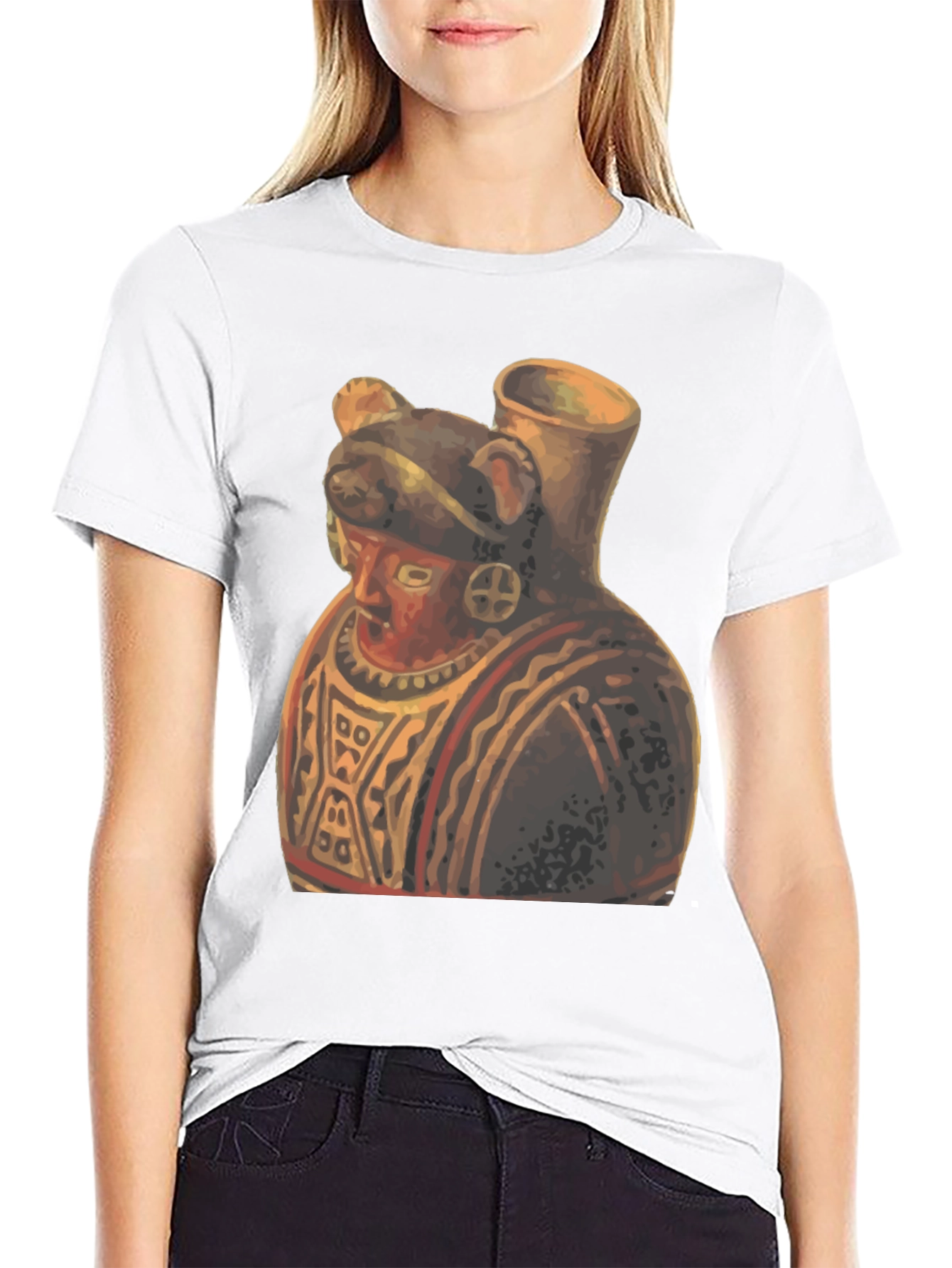 Unique Artistic Graphic Tee - Anthropomorphic Pottery