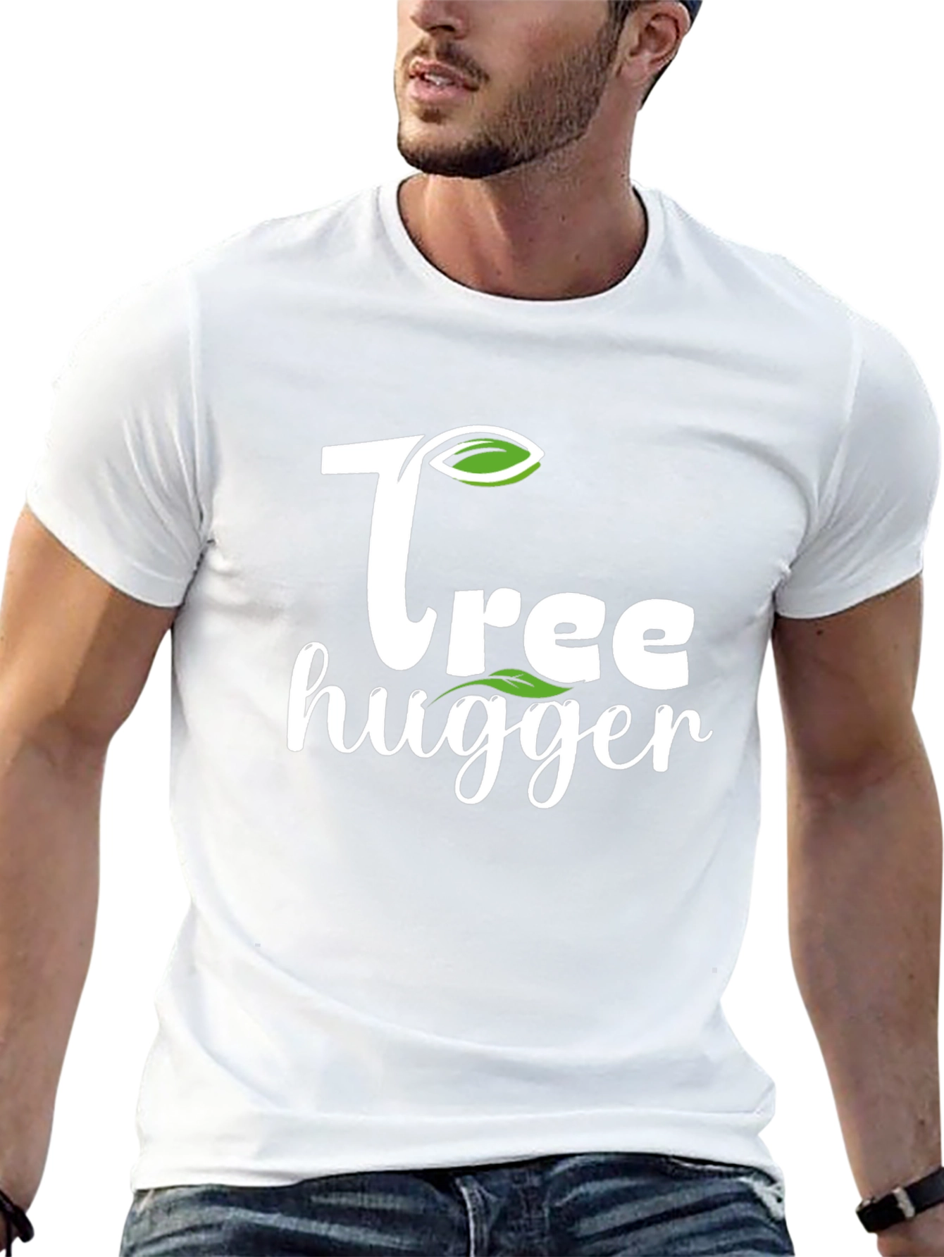 Tree Hugger Graphic Tee - Eco-Friendly Shirt