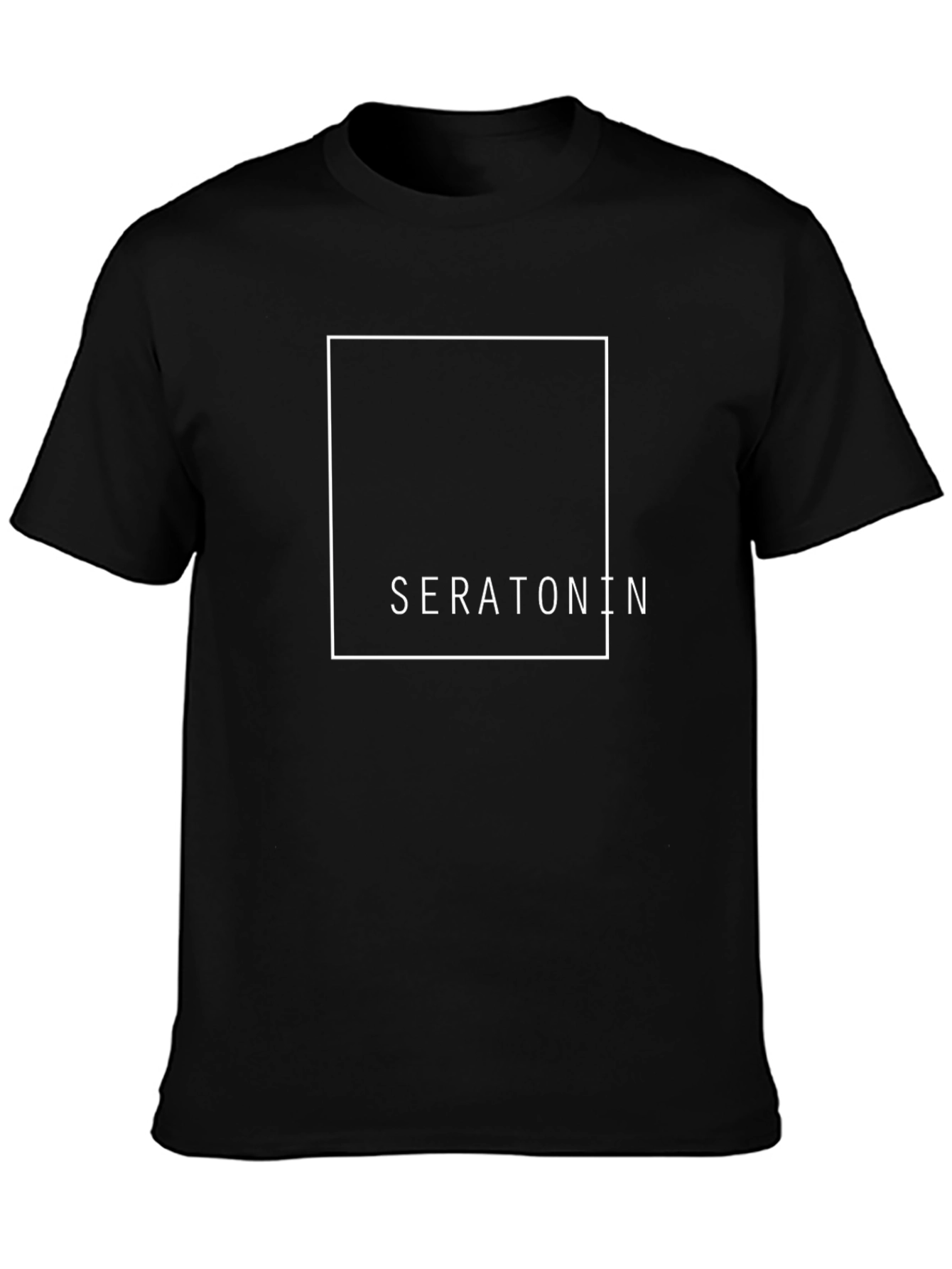 Serotonin Graphic T-Shirt - Black Unisex Tee