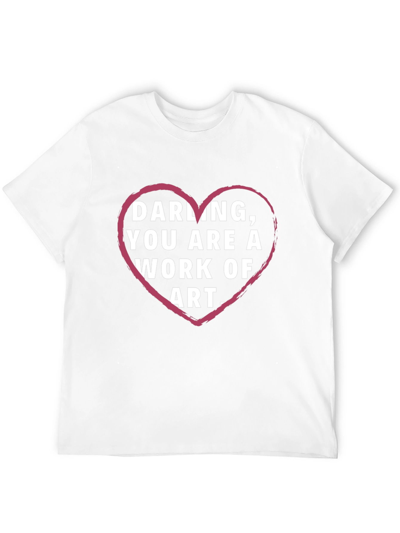 Darling You Are Art Graphic Tee - Black