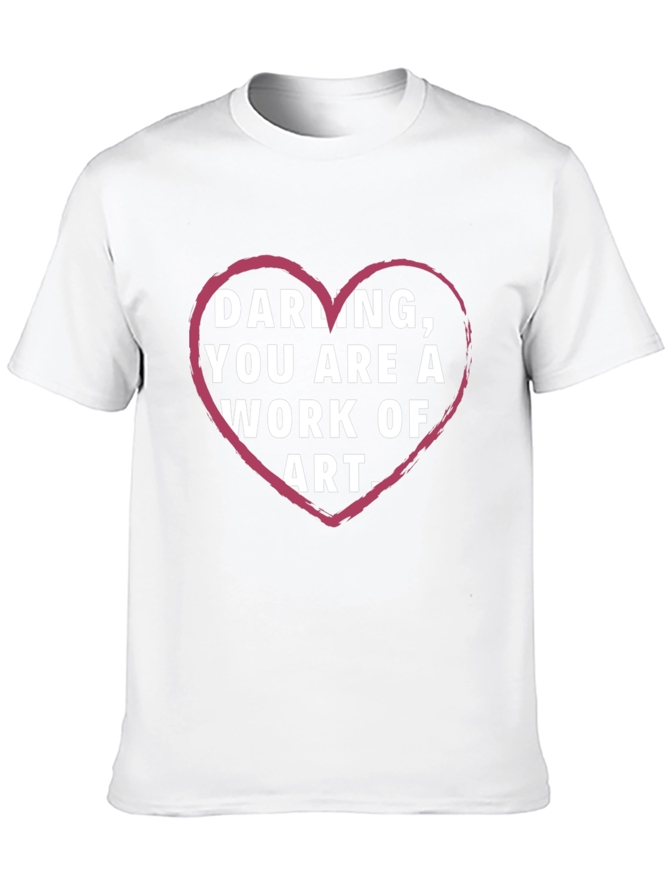 Darling You Are Art Graphic Tee - Black