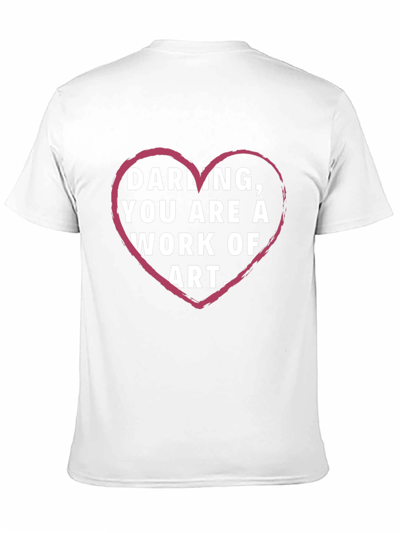 Darling You Are Art Graphic Tee - Black
