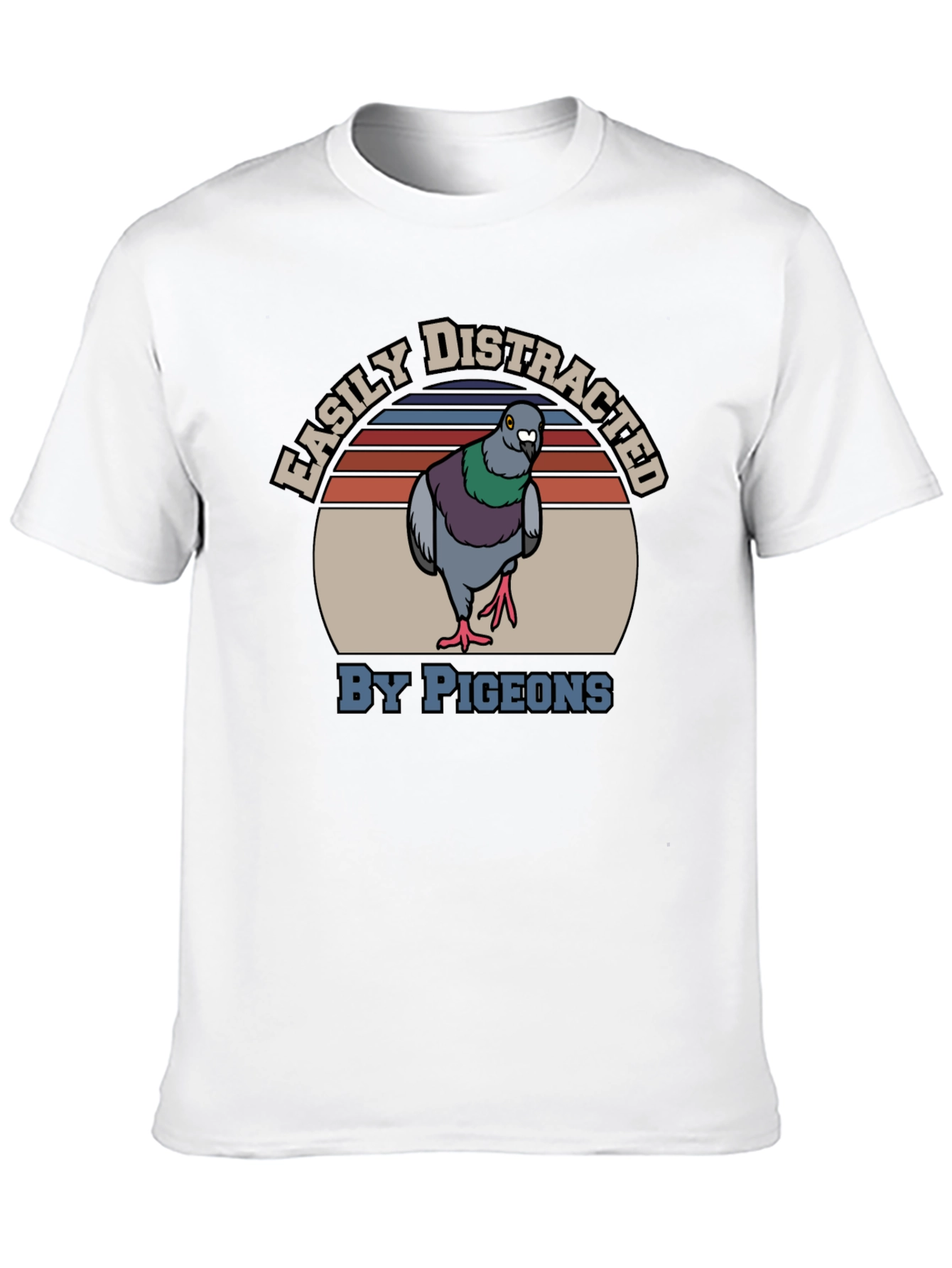 Easily Distracted By Pigeons T-Shirt
