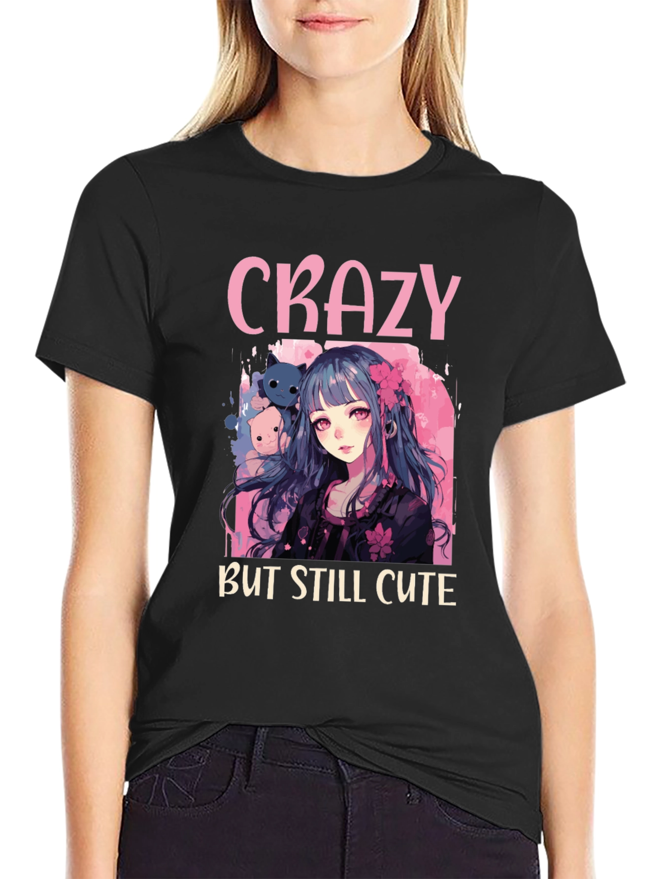 Crazy But Still Cute Anime T-Shirt