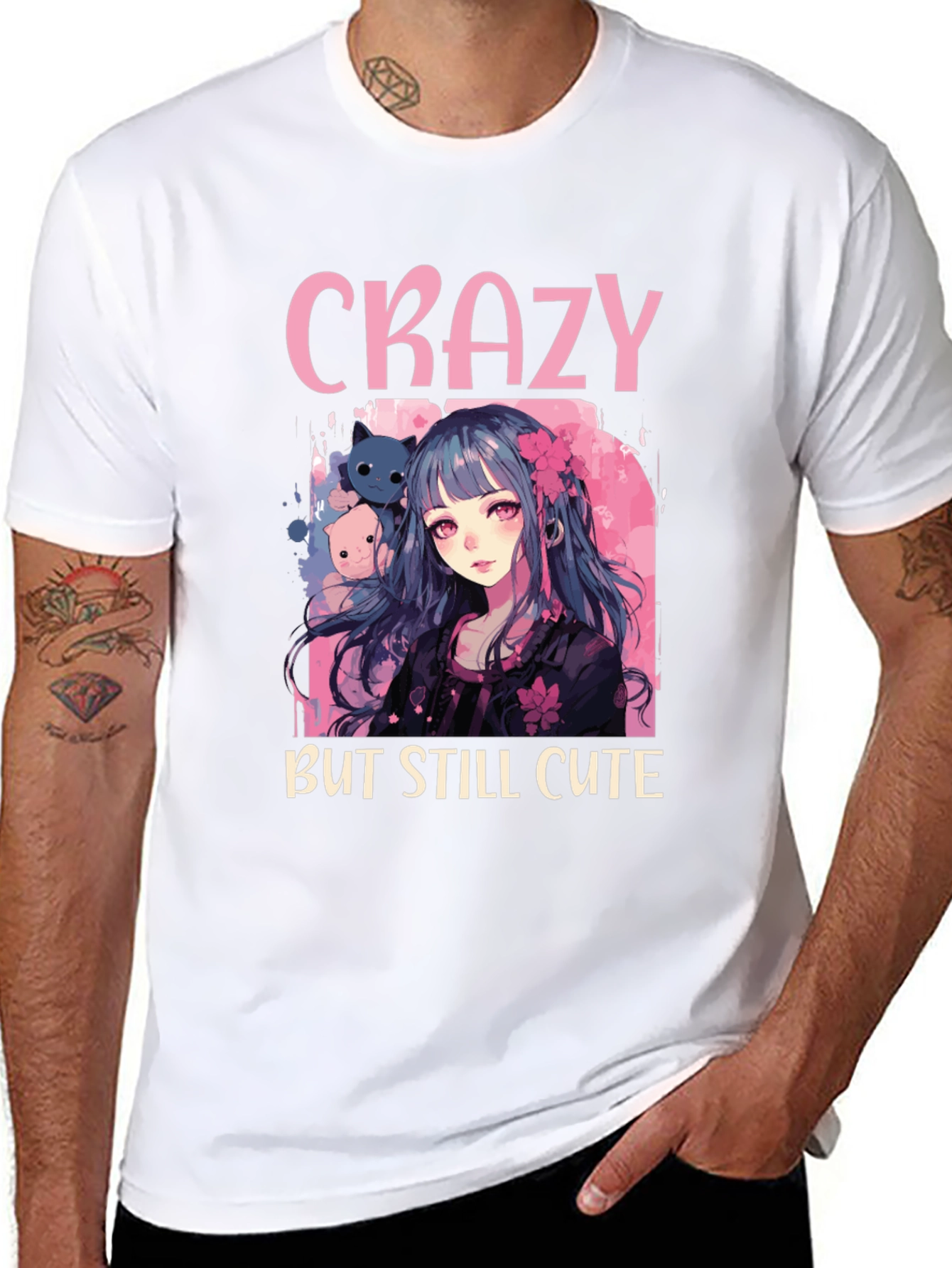 Crazy But Still Cute Anime T-Shirt
