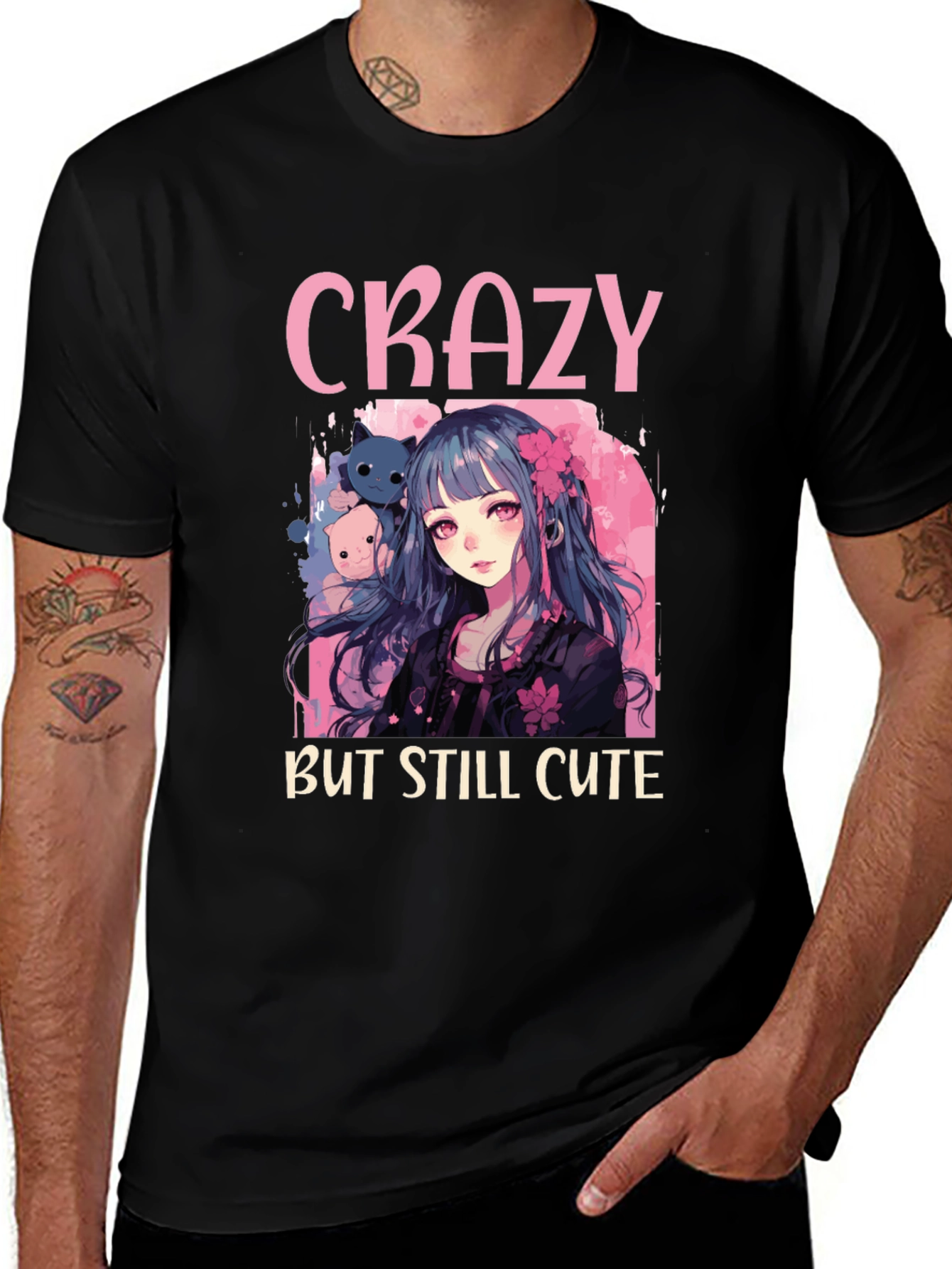 Crazy But Still Cute Anime T-Shirt