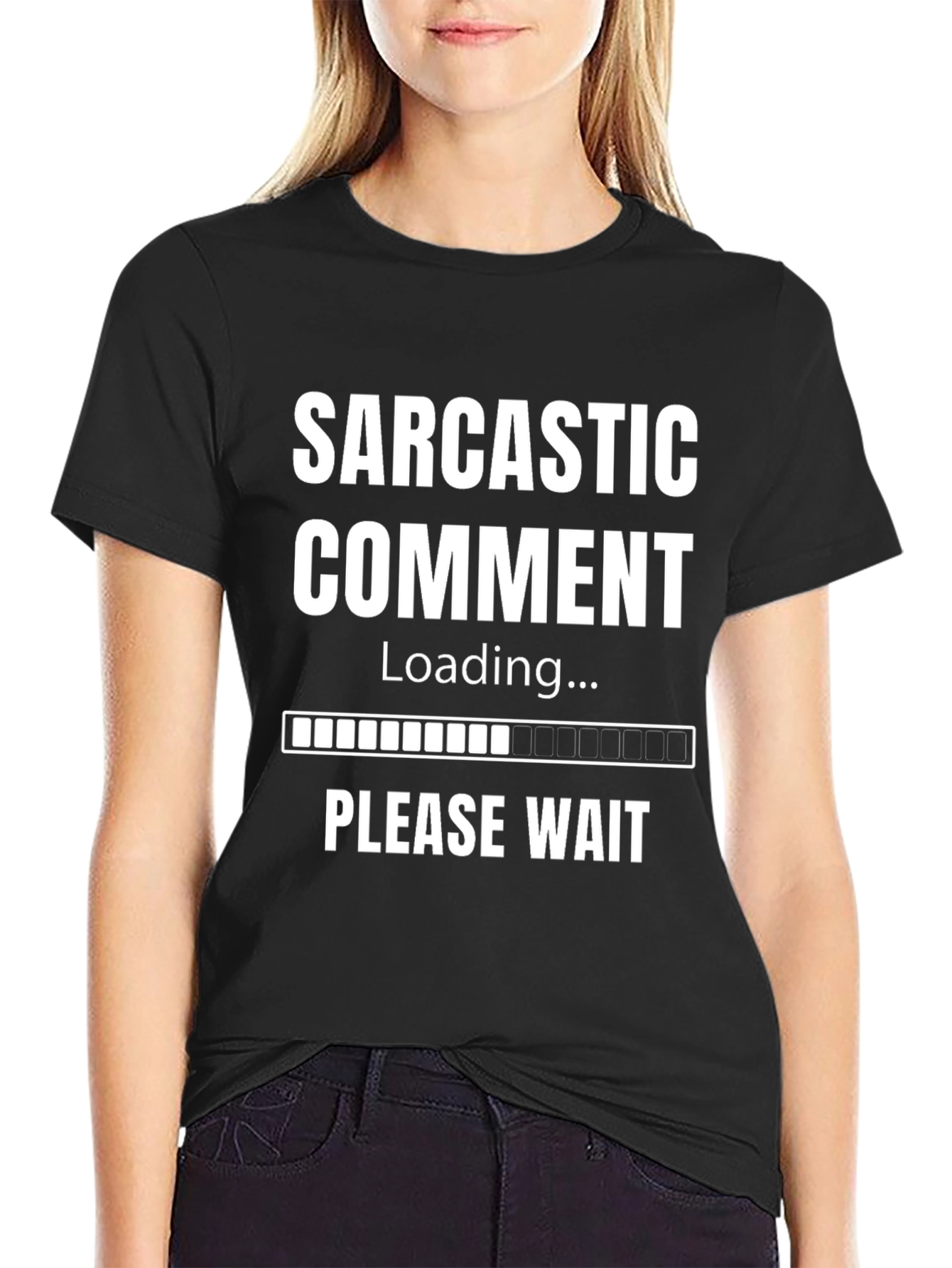 Sarcastic Comment Loading T-Shirt - Funny Novelty Tee