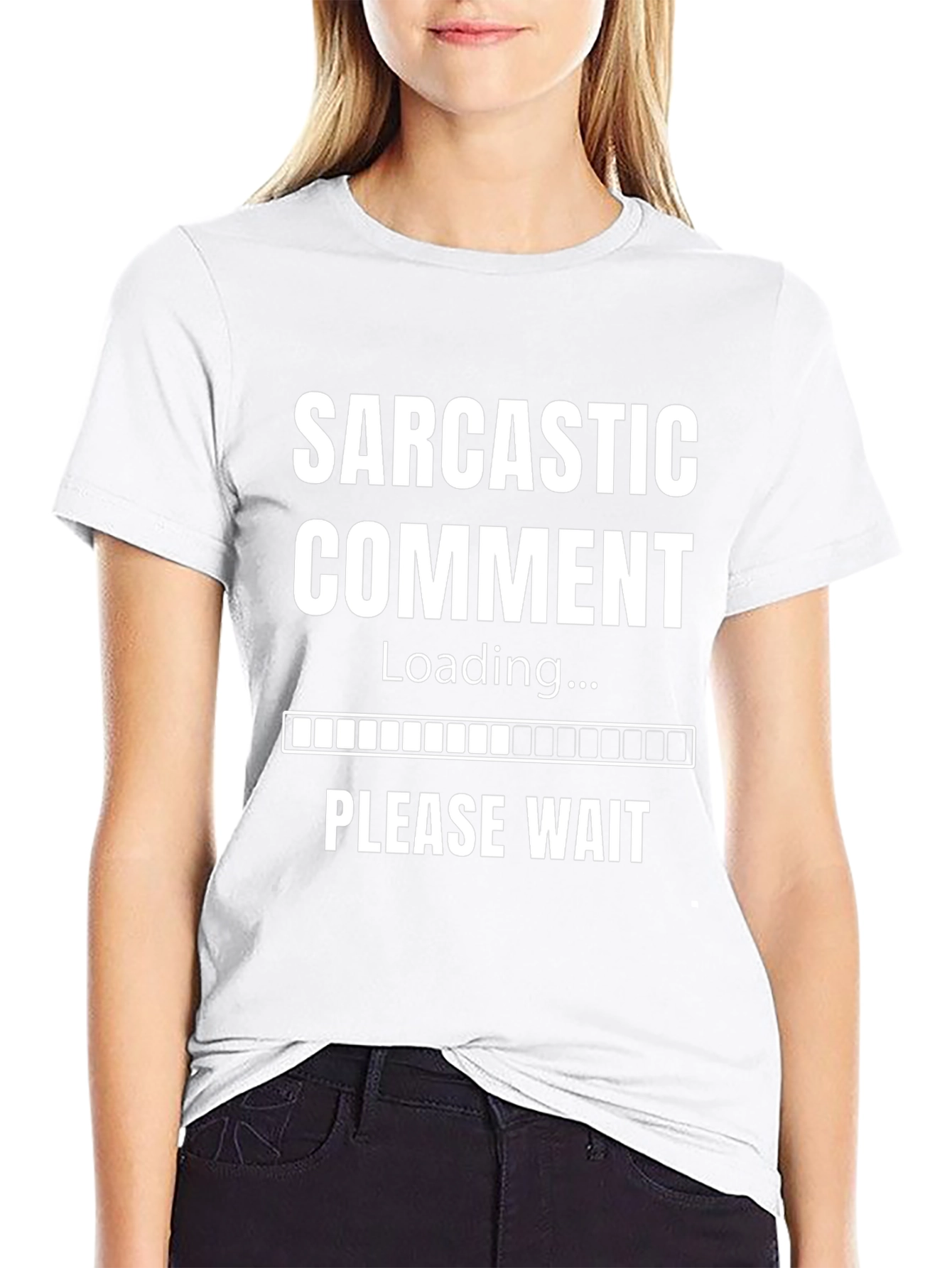 Sarcastic Comment Loading T-Shirt - Funny Novelty Tee