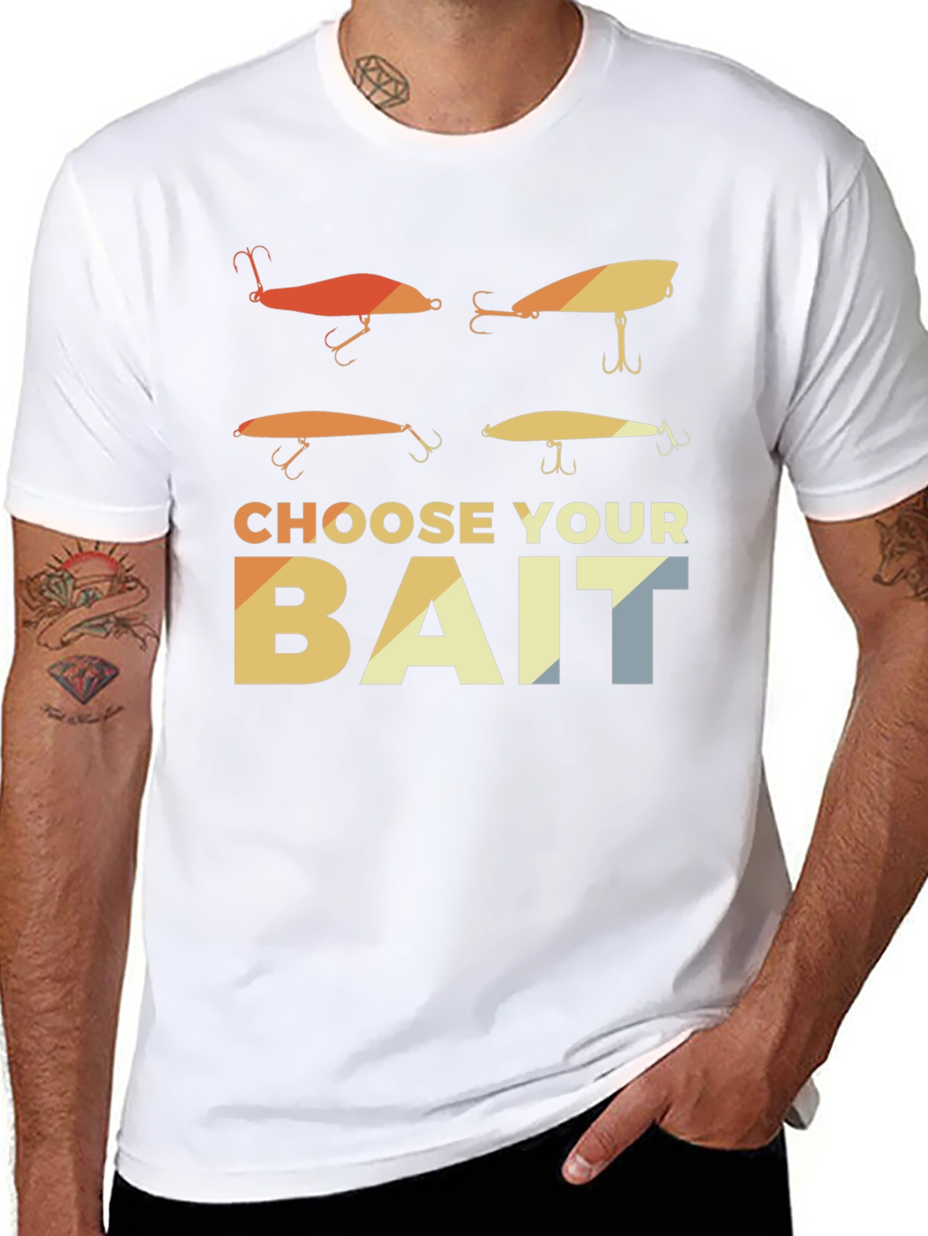 Choose Your Bait Fishing T-Shirt Angler Gift