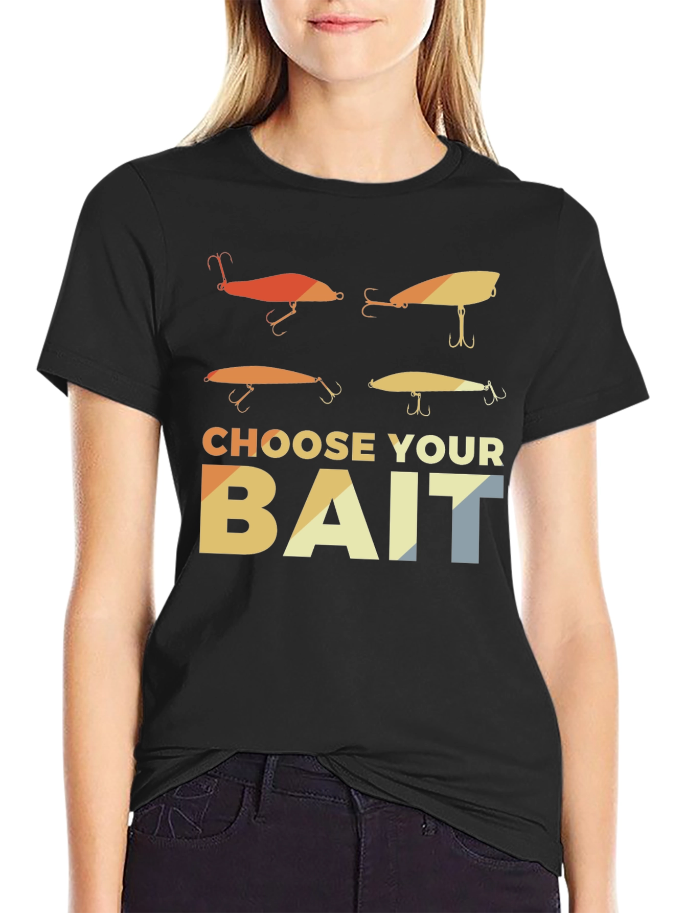 Choose Your Bait Fishing T-Shirt Angler Gift
